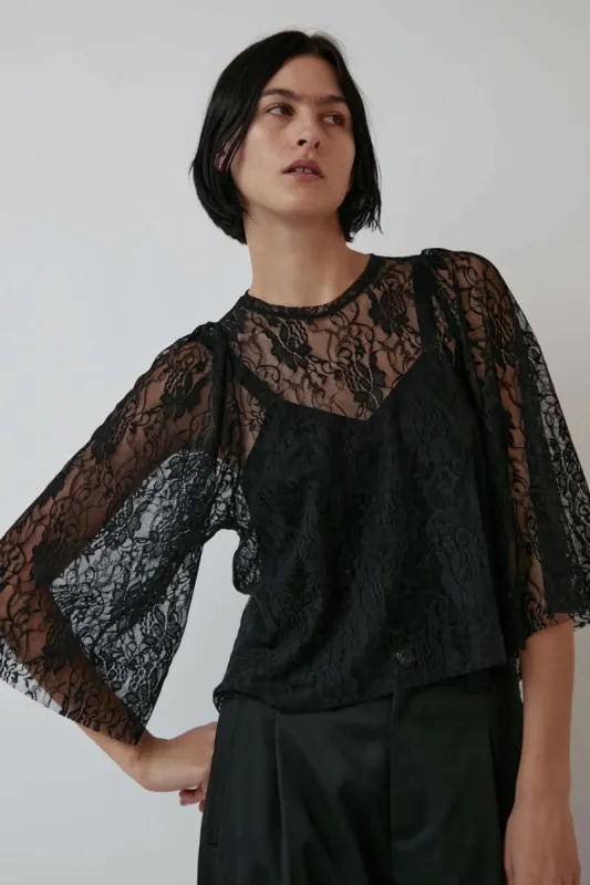 Modus Vivendi Venus Top in Jet Black sold by No. 6