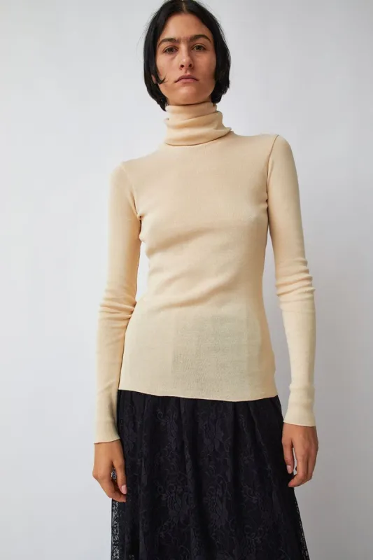 Modus Vivendi Beta Fine Knit Sweater in Off White made by No. 6