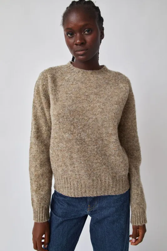 YMC Jets Crew Neck Knit in Natural made by No. 6