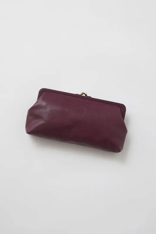 Il Bisonte Classic Clutch in Iris sold by No. 6