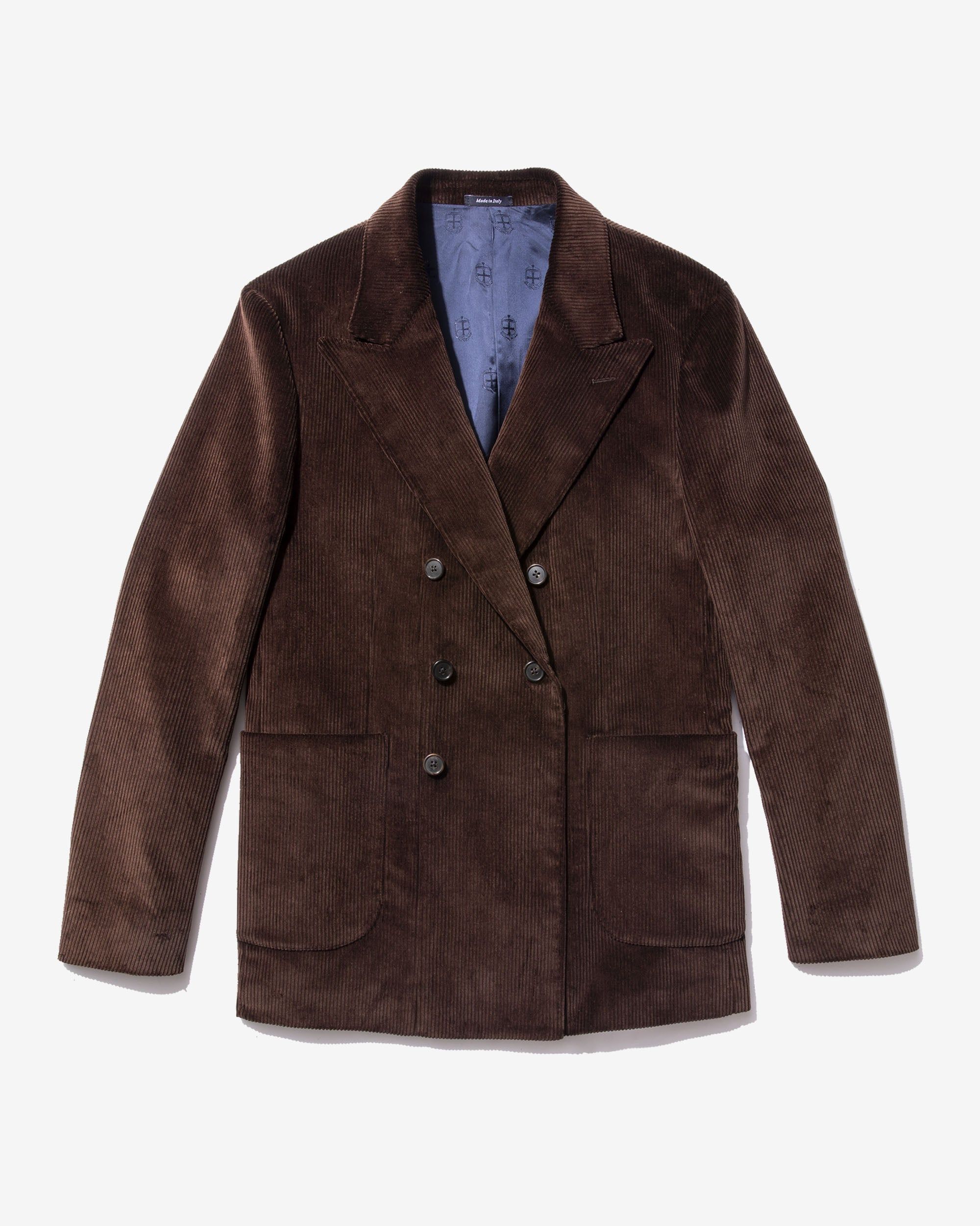 Oversized Double-Breasted Corduroy Sport Coat sold by Noah NYC