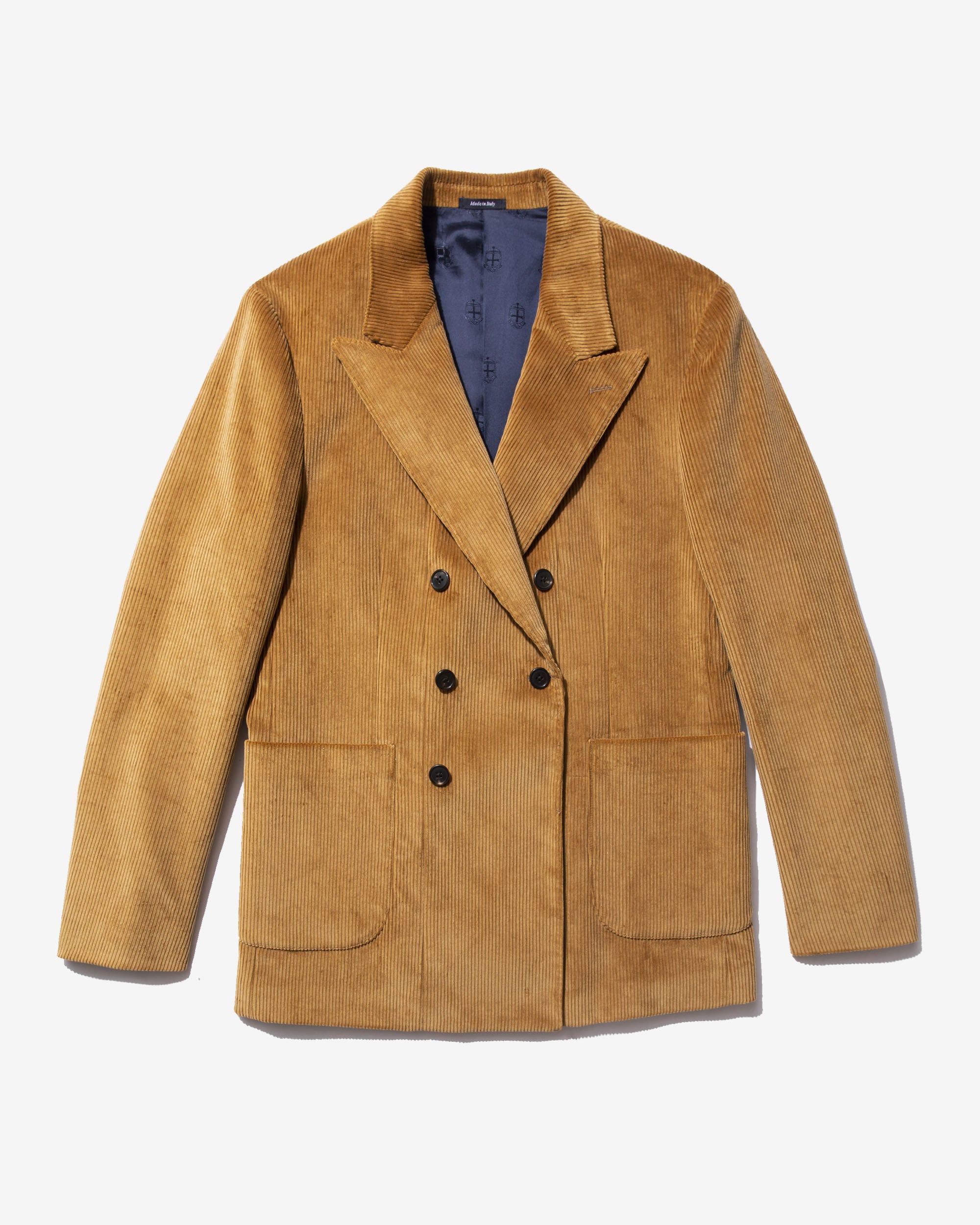 Oversized Double-Breasted Corduroy Sport Coat sold by Noah NYC product image thumbnail 3