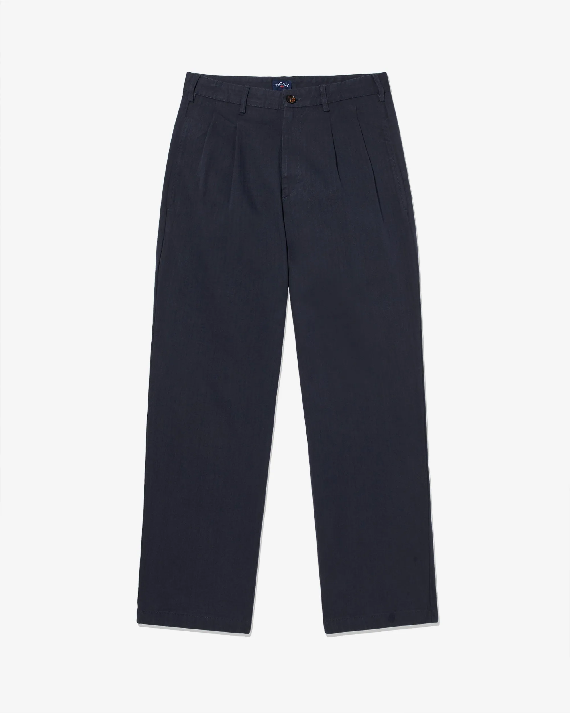Classic Double-Pleat Herringbone Pant sold by Noah NYC product image thumbnail 3