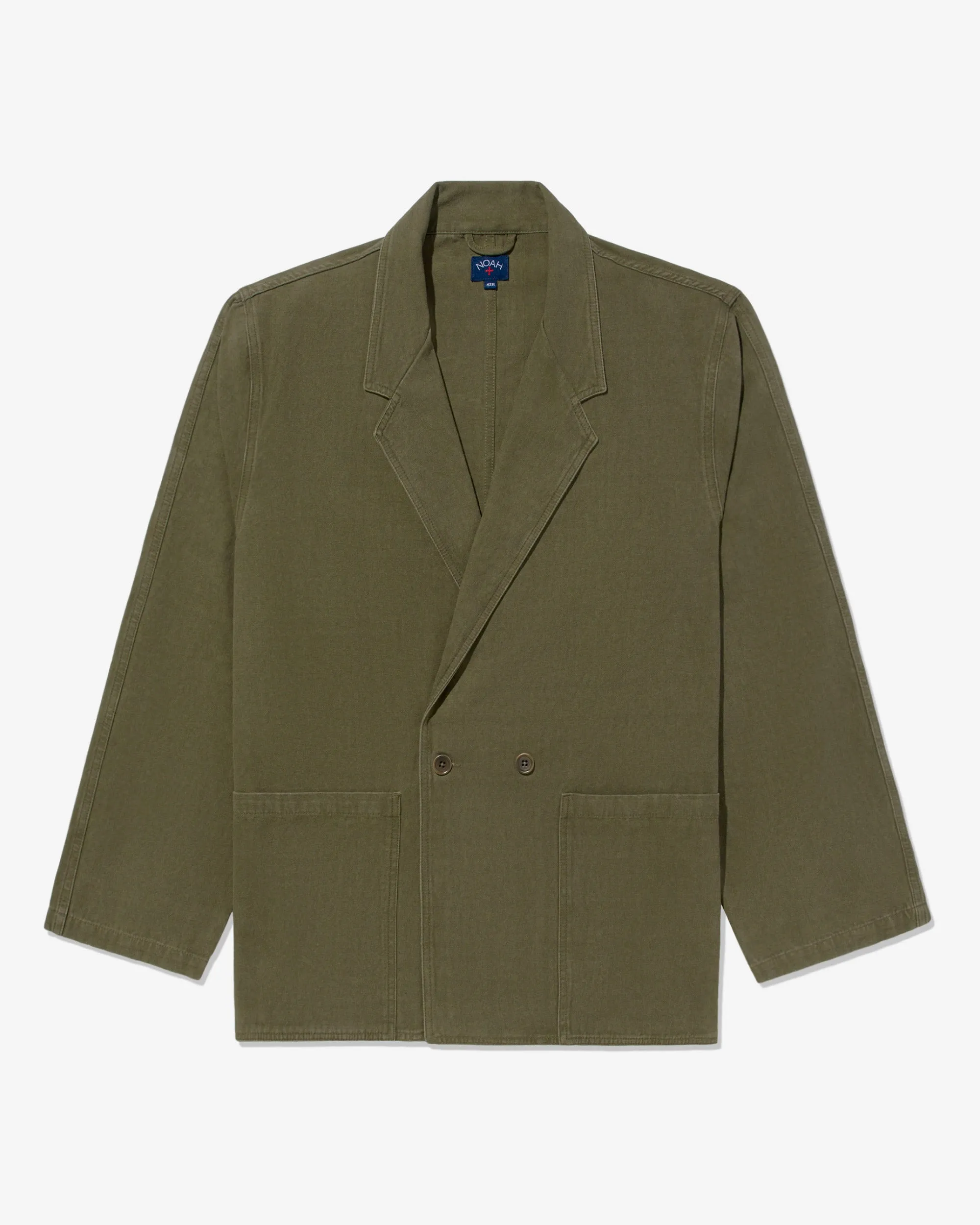 Double-Breasted Cotton Jacket sold by Noah NYC product image thumbnail 4