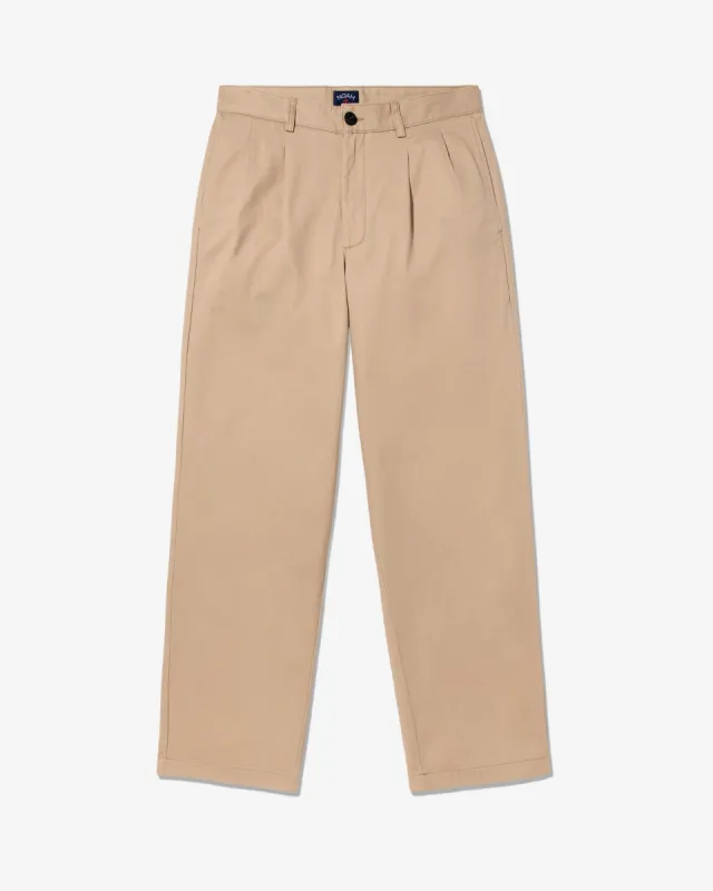 Twill Double-Pleat Pant sold by Noah NYC
