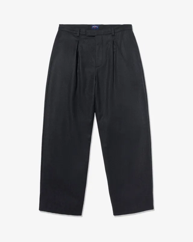 Inverted-Pleat Wool Trousers sold by Noah NYC