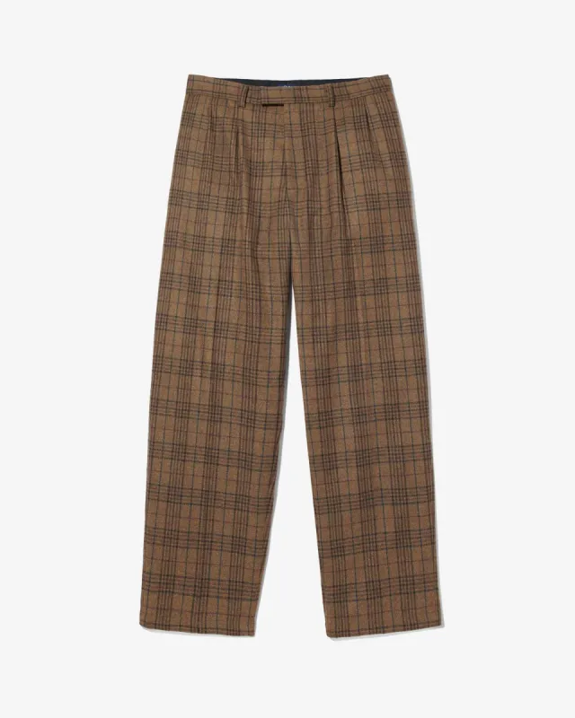 Double-Pleat Wool Trouser sold by Noah NYC