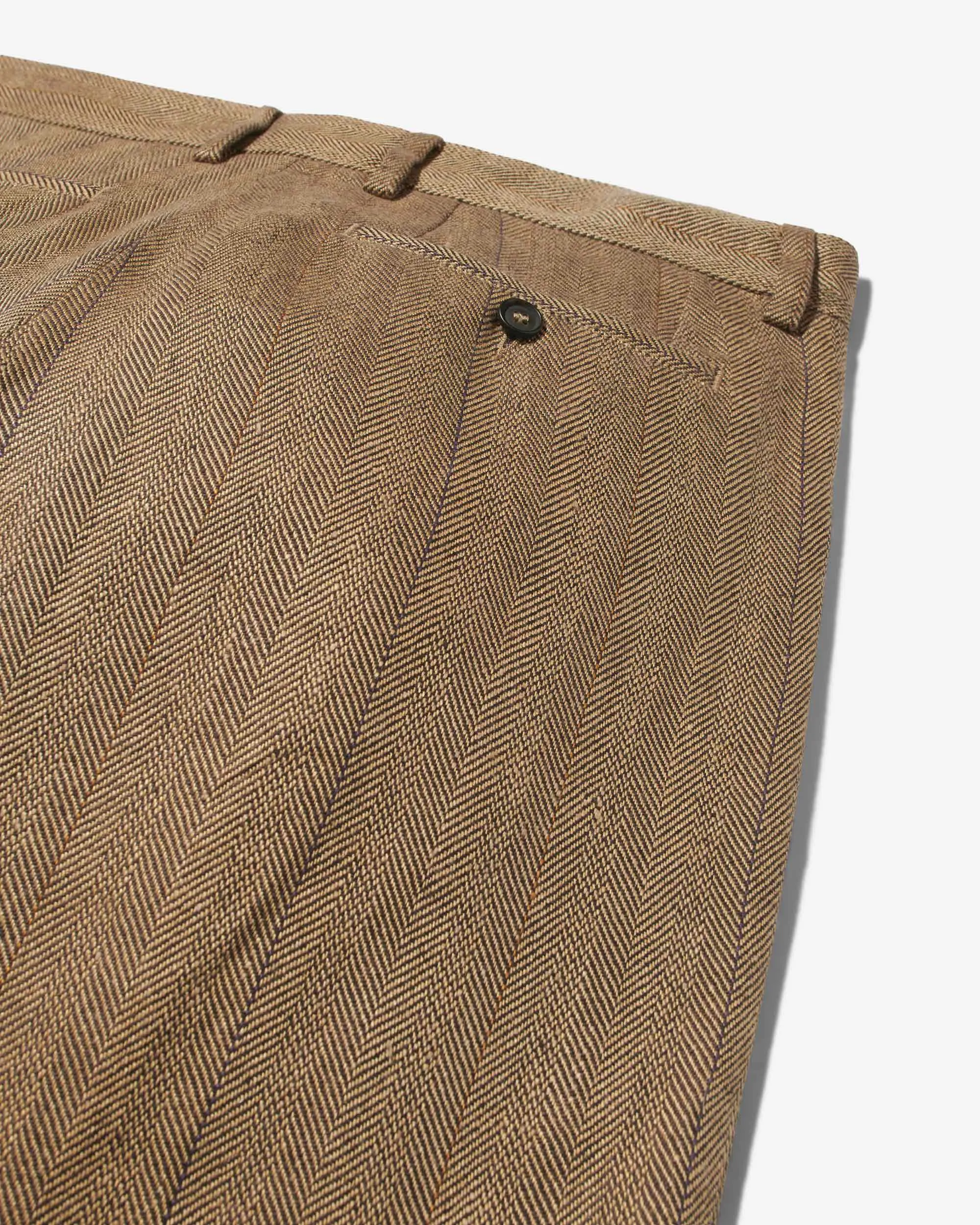 Linen Double-Pleat Suit Pant sold by Noah NYC product image thumbnail 4