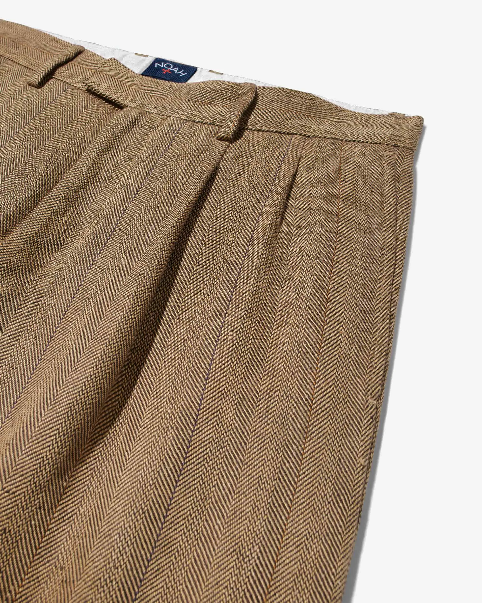 Linen Double-Pleat Suit Pant sold by Noah NYC product image thumbnail 3