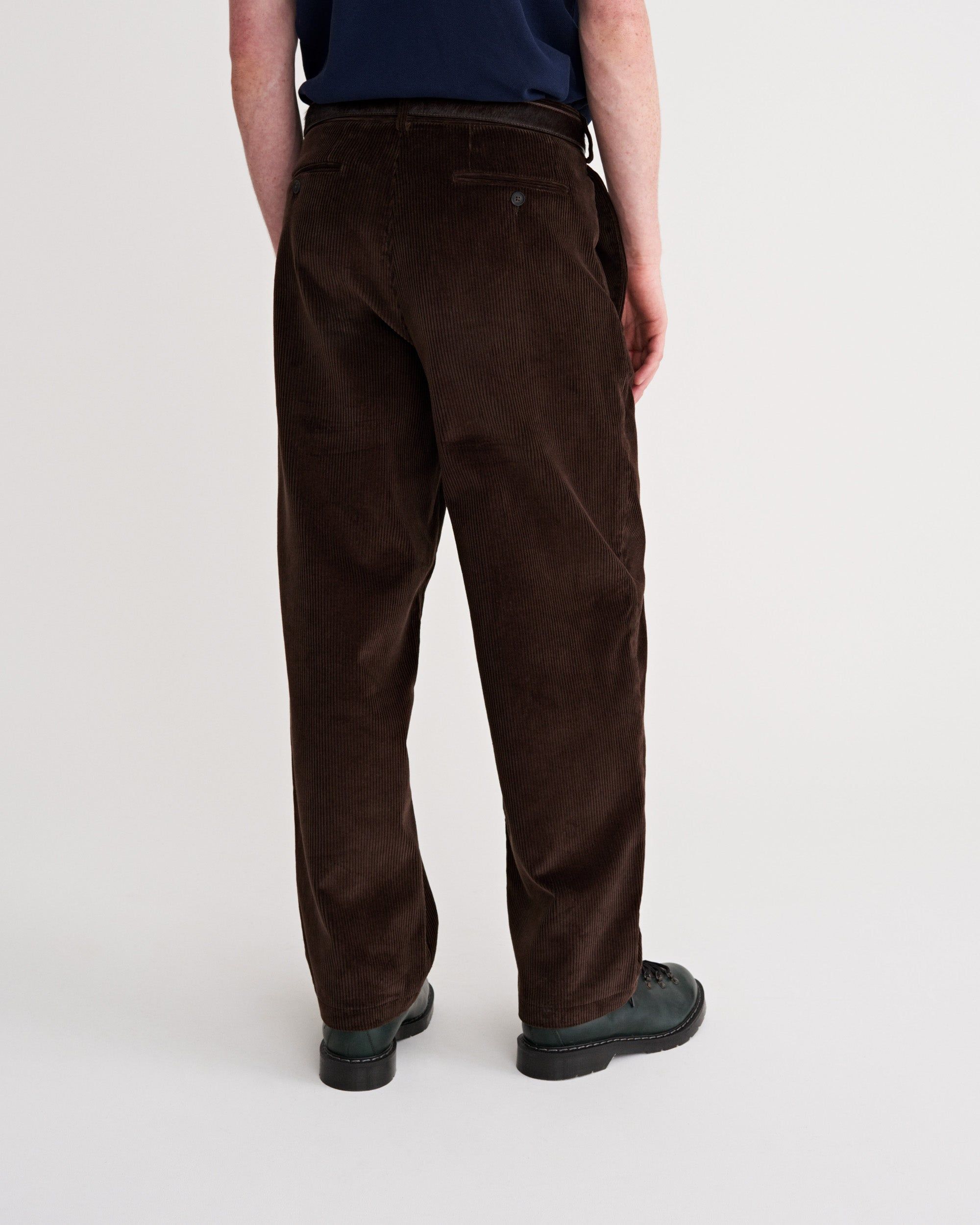 Double-Pleat Corduroy Trouser sold by Noah NYC product image thumbnail 9