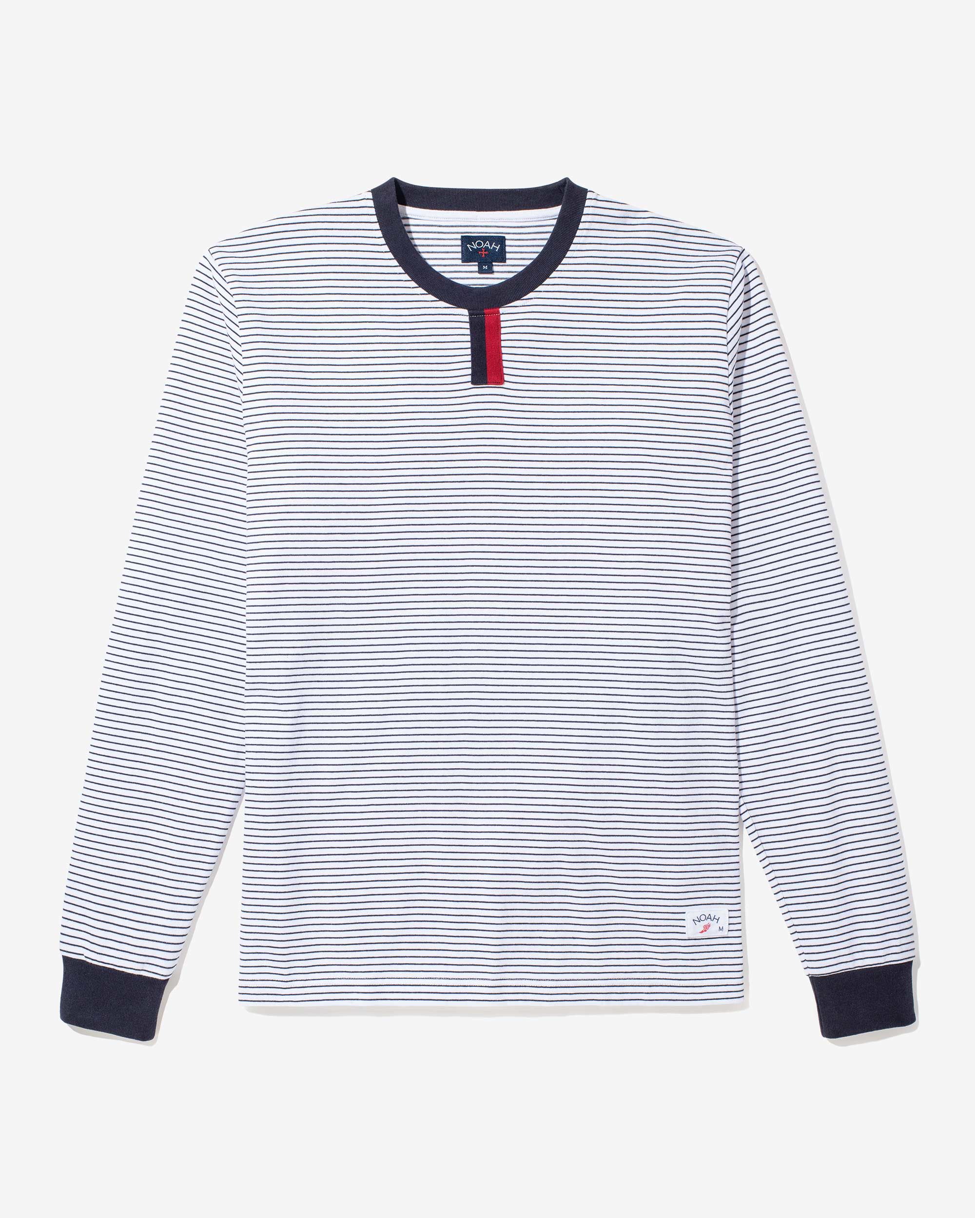 Striped Tab Tee sold by Noah NYC