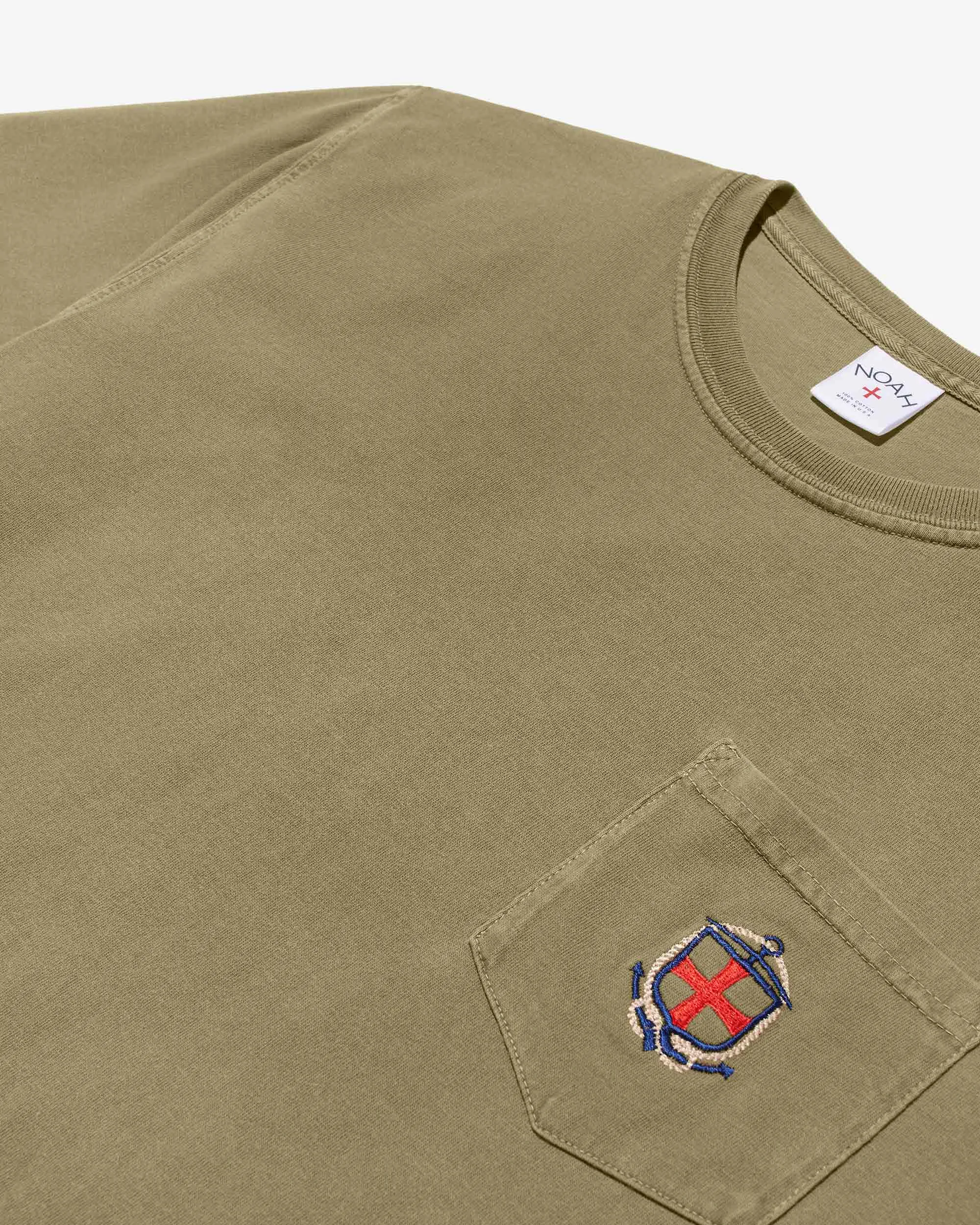 Waterman Crest Pocket Tee sold by Noah NYC product image thumbnail 4