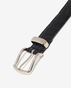 Croc-Embossed Metal Tip Belt sold by Noah NYC