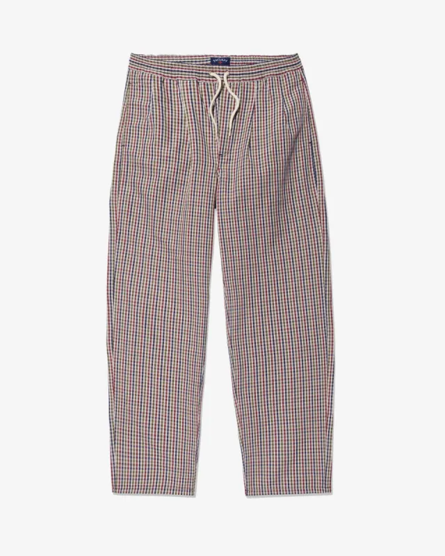 Drawstring Check Pant sold by Noah NYC