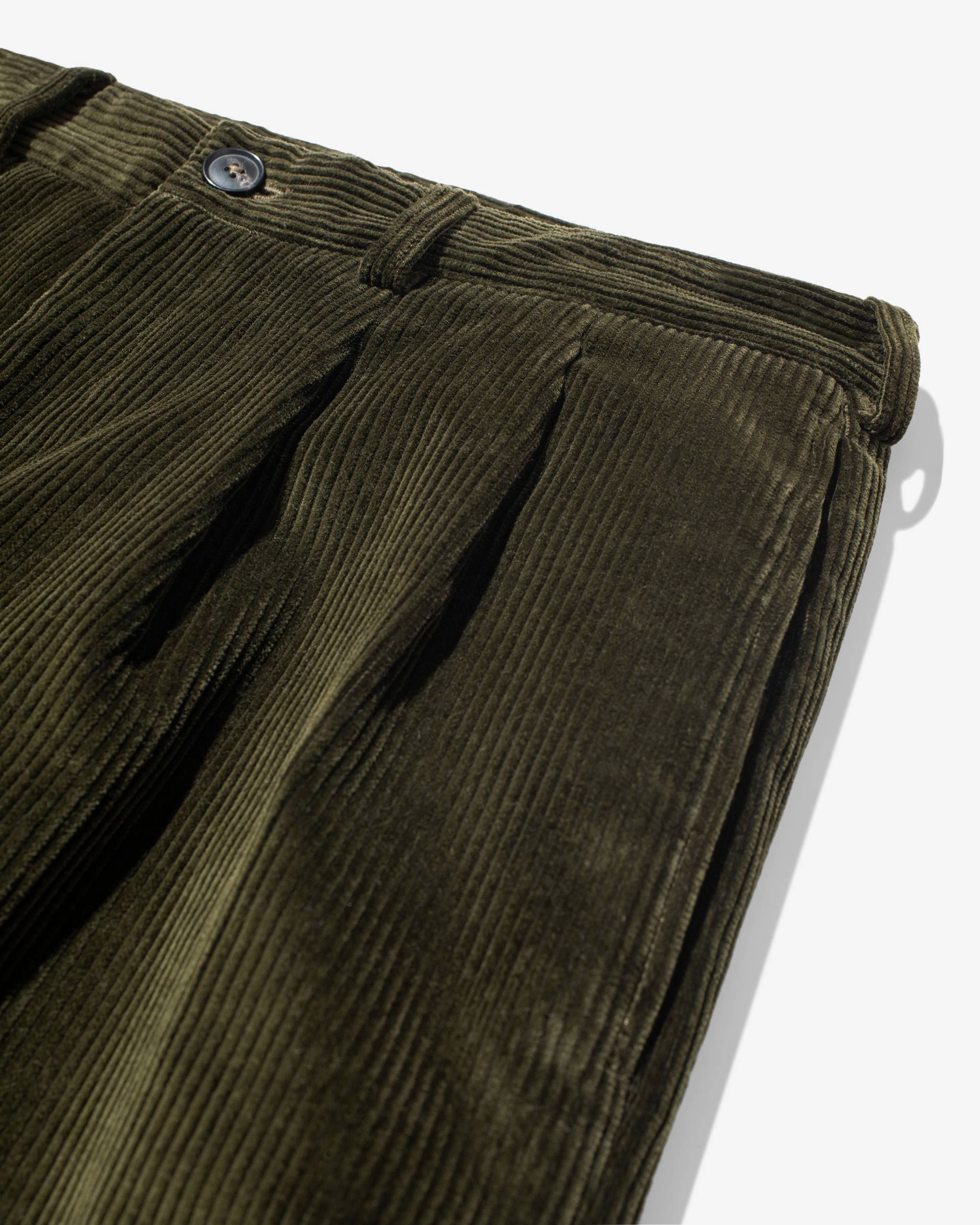 Double-Pleat Corduroy Pant sold by Noah NYC product image thumbnail 8