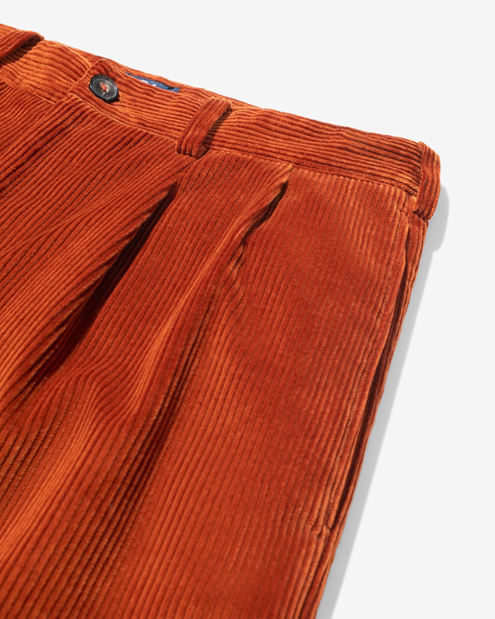 Double-Pleat Corduroy Pant sold by Noah NYC product image thumbnail 7