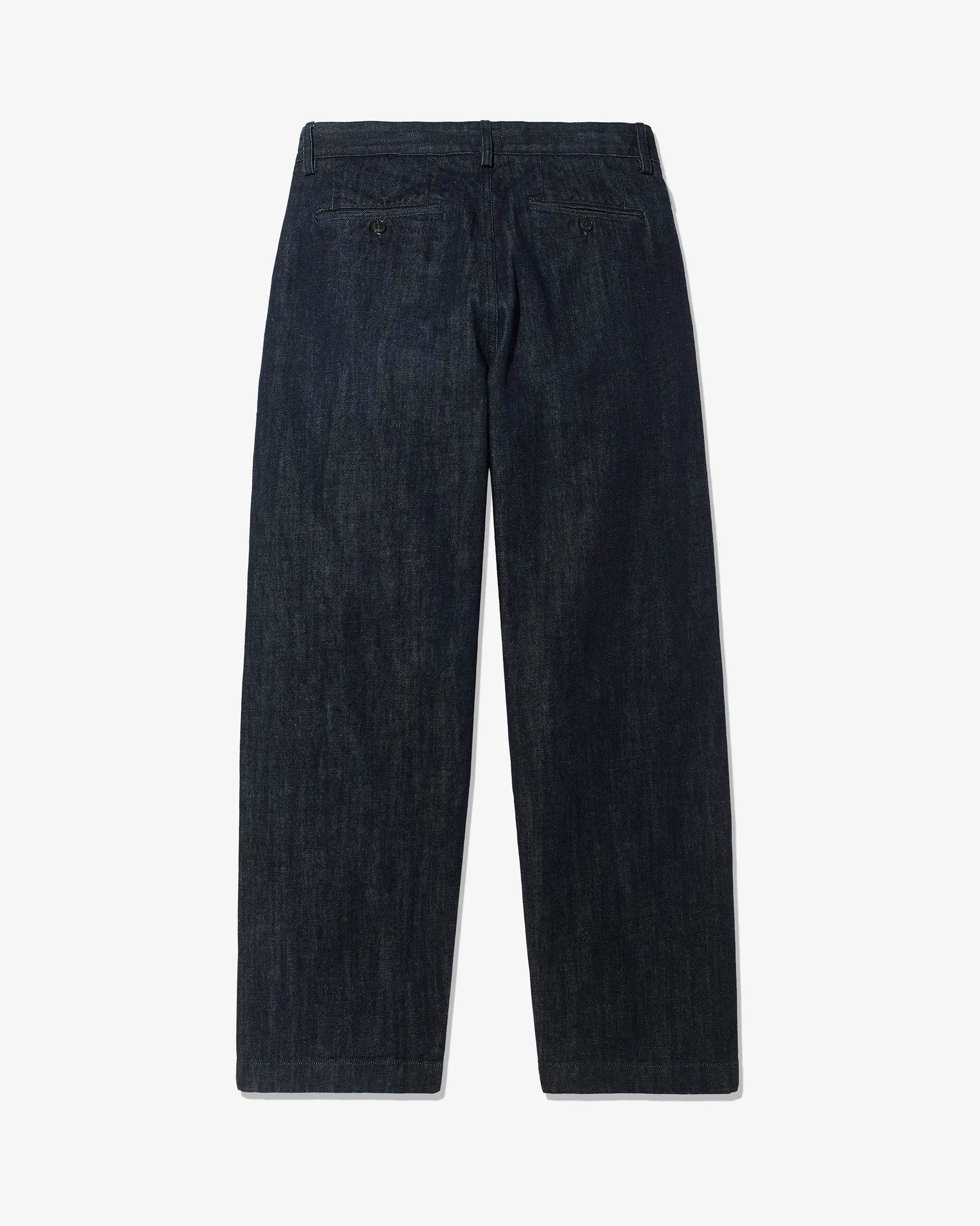 Double-Pleated Denim Pant sold by Noah NYC product image thumbnail 2