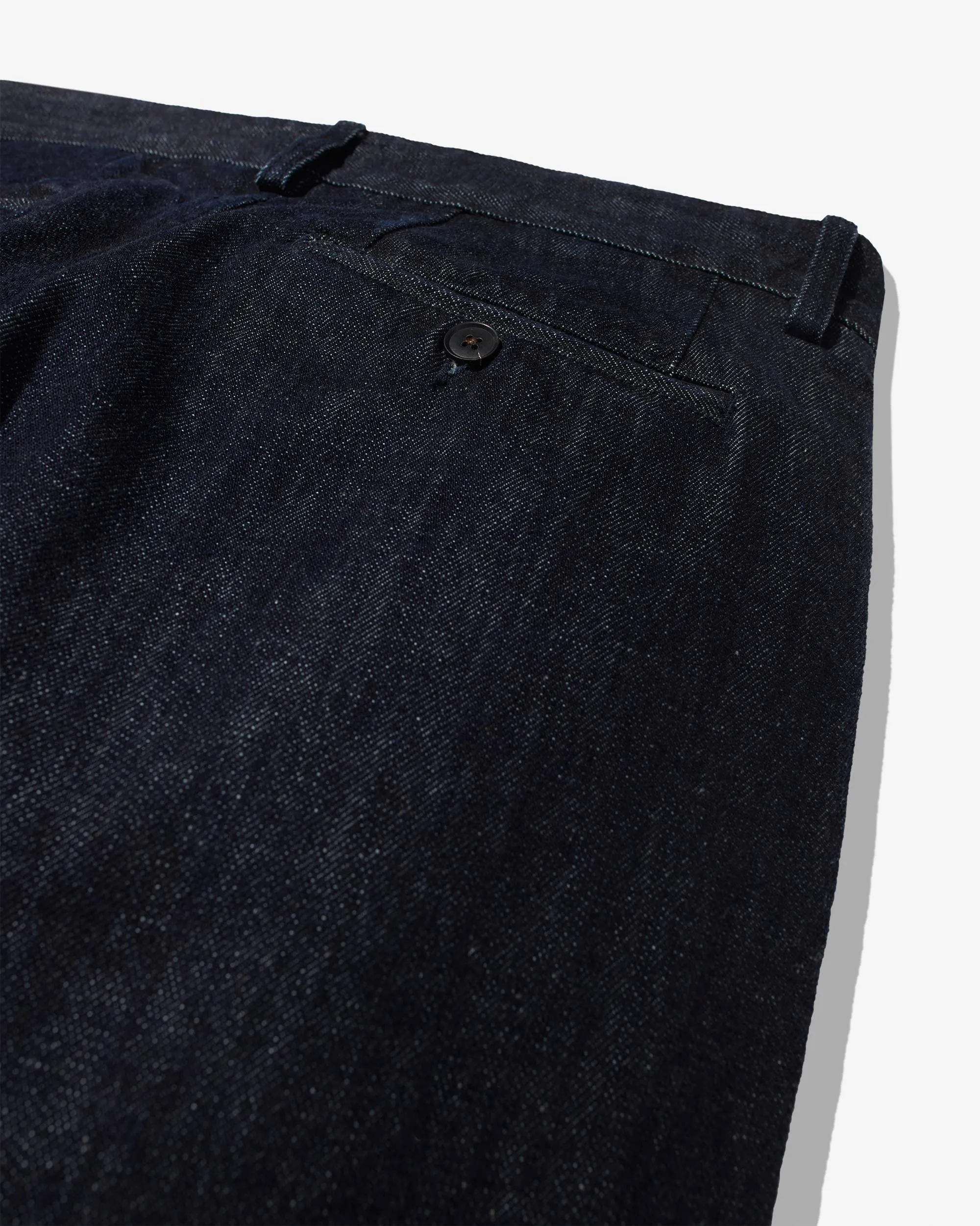 Double-Pleated Denim Pant sold by Noah NYC product image thumbnail 4