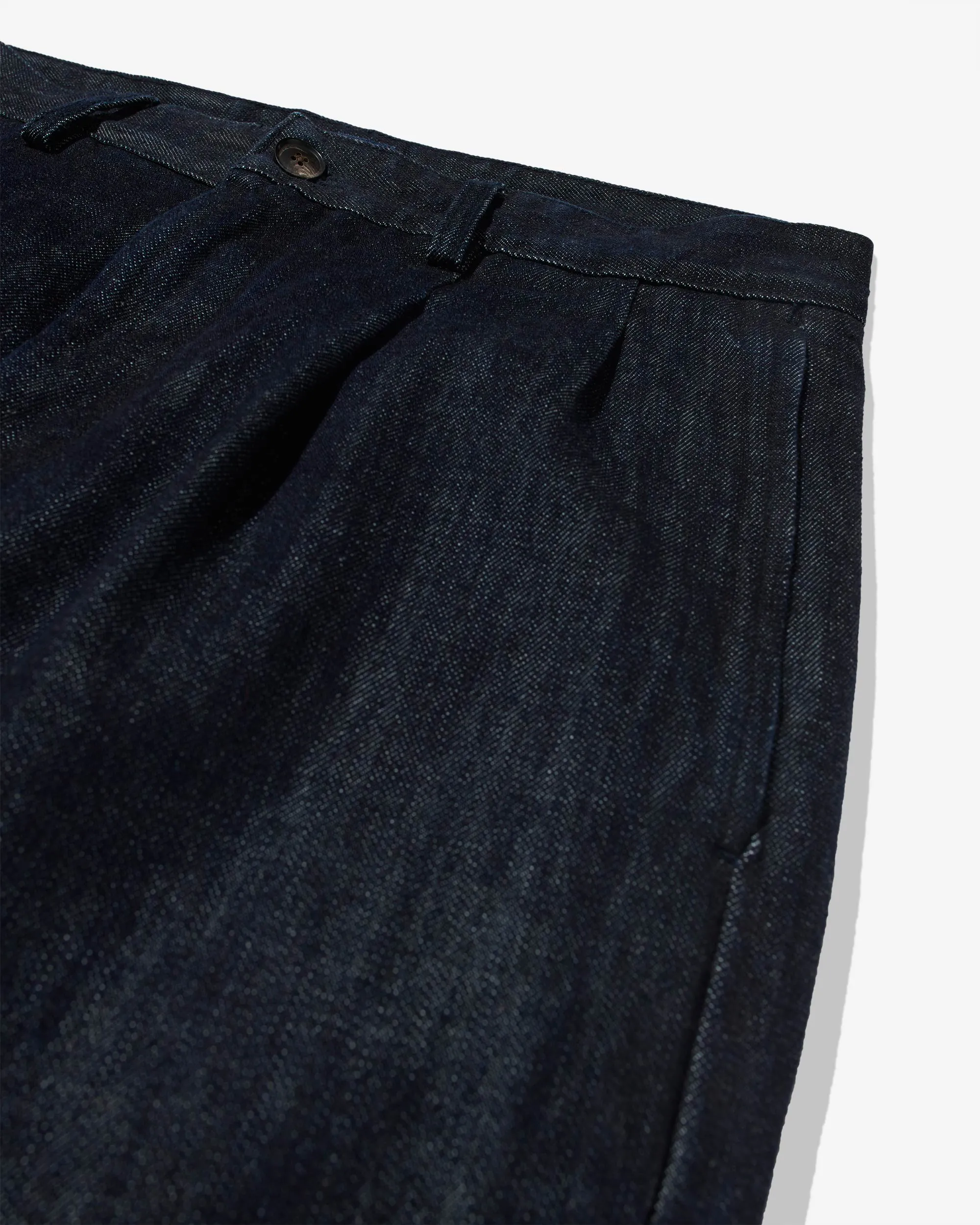 Double-Pleated Denim Pant sold by Noah NYC product image thumbnail 3