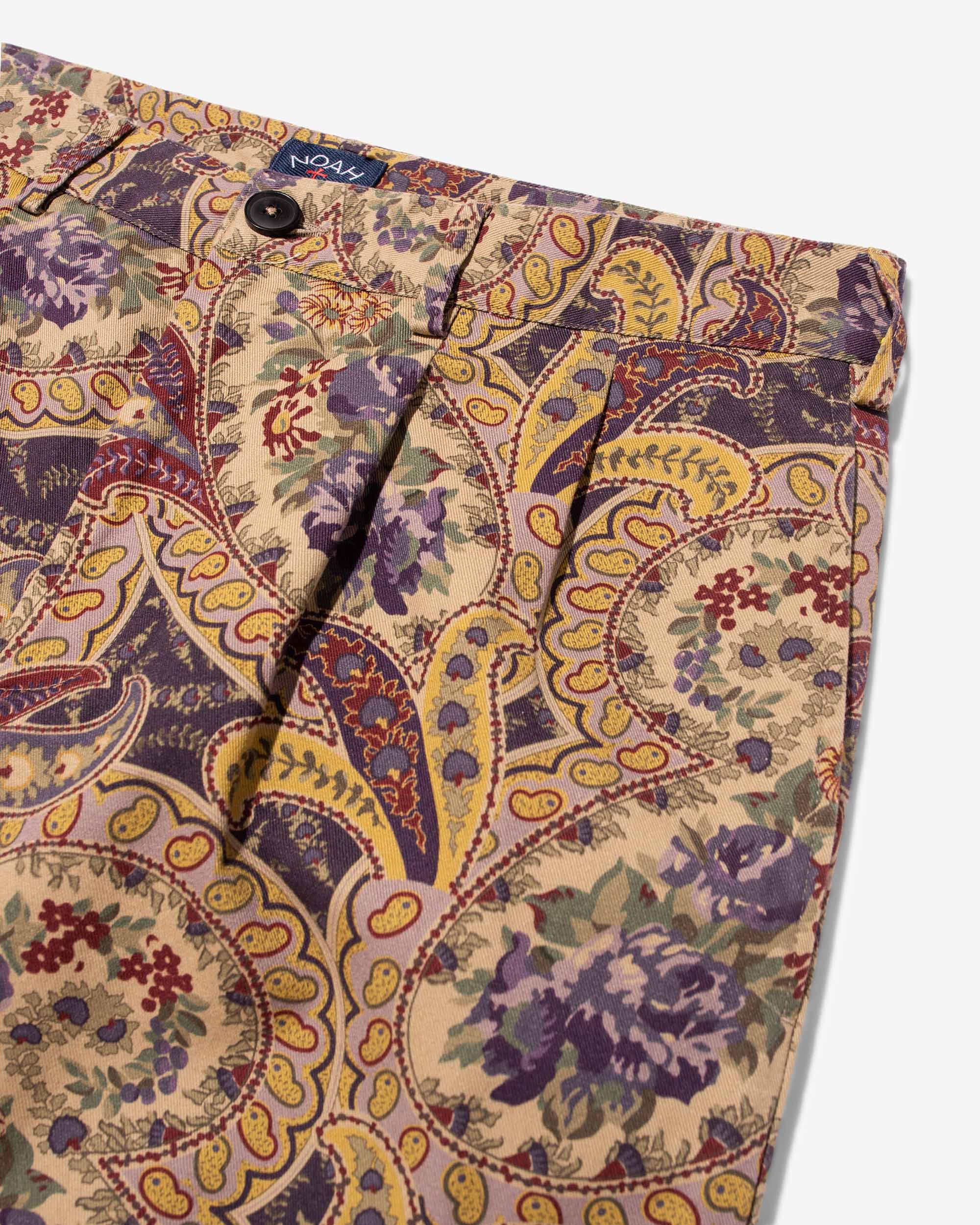 Paisley Double-Pleat Pant sold by Noah NYC product image thumbnail 3