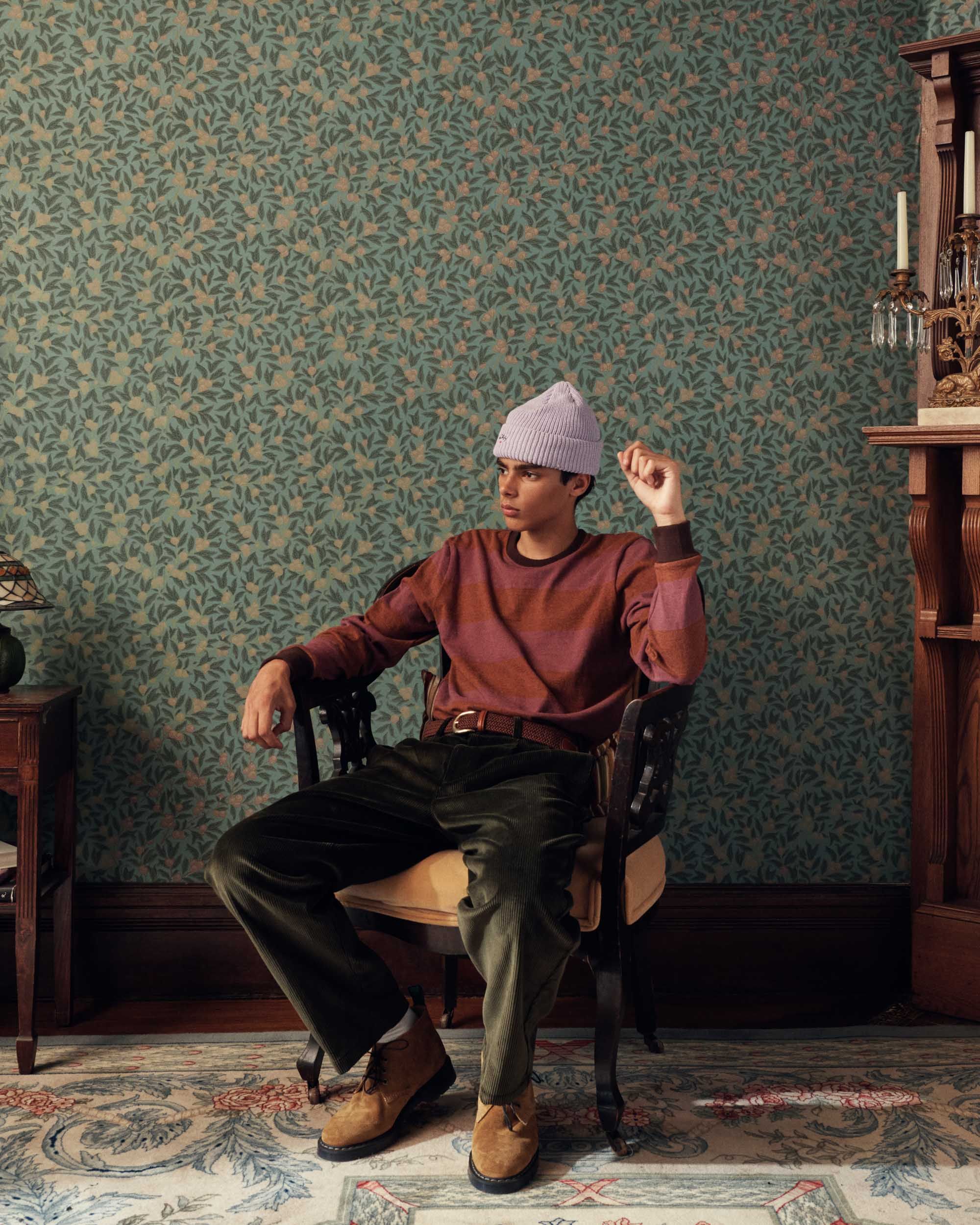 Tiger Hoop Stripe Practice Top sold by Noah NYC product image thumbnail 6