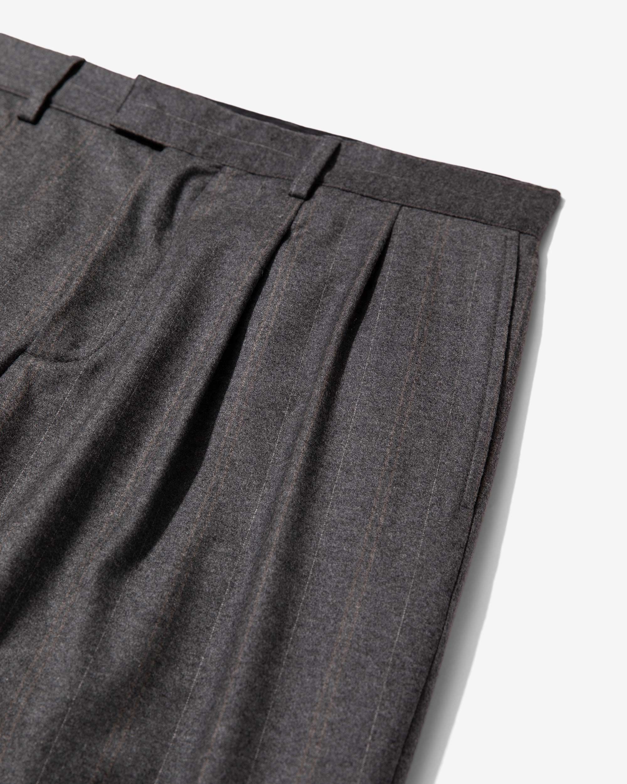 Double-Pleat Wool Pants sold by Noah NYC product image thumbnail 3