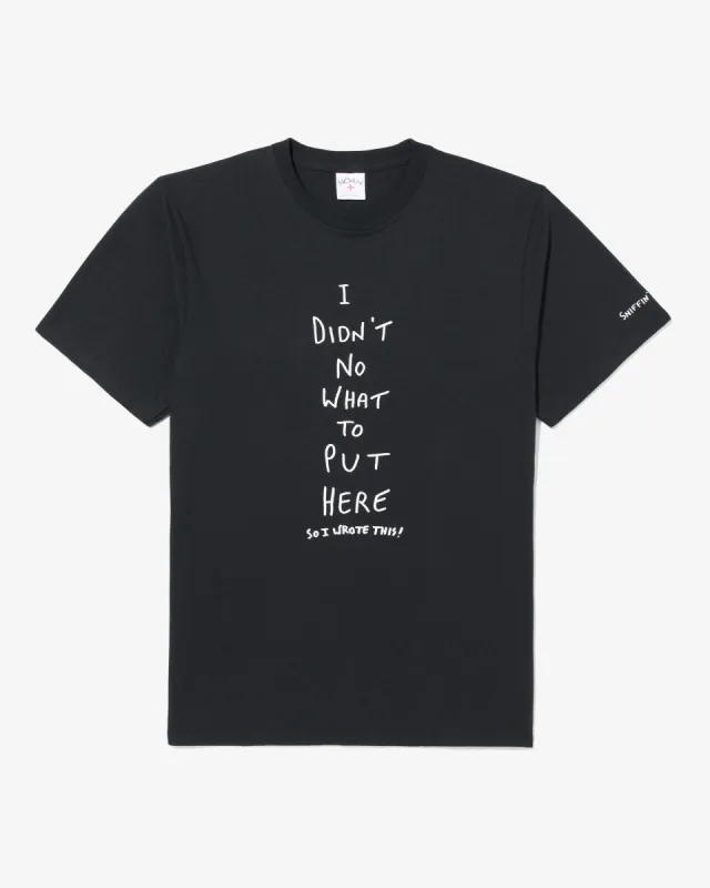 Noah x Sniffin' Glue Wrote This Tee sold by Noah NYC