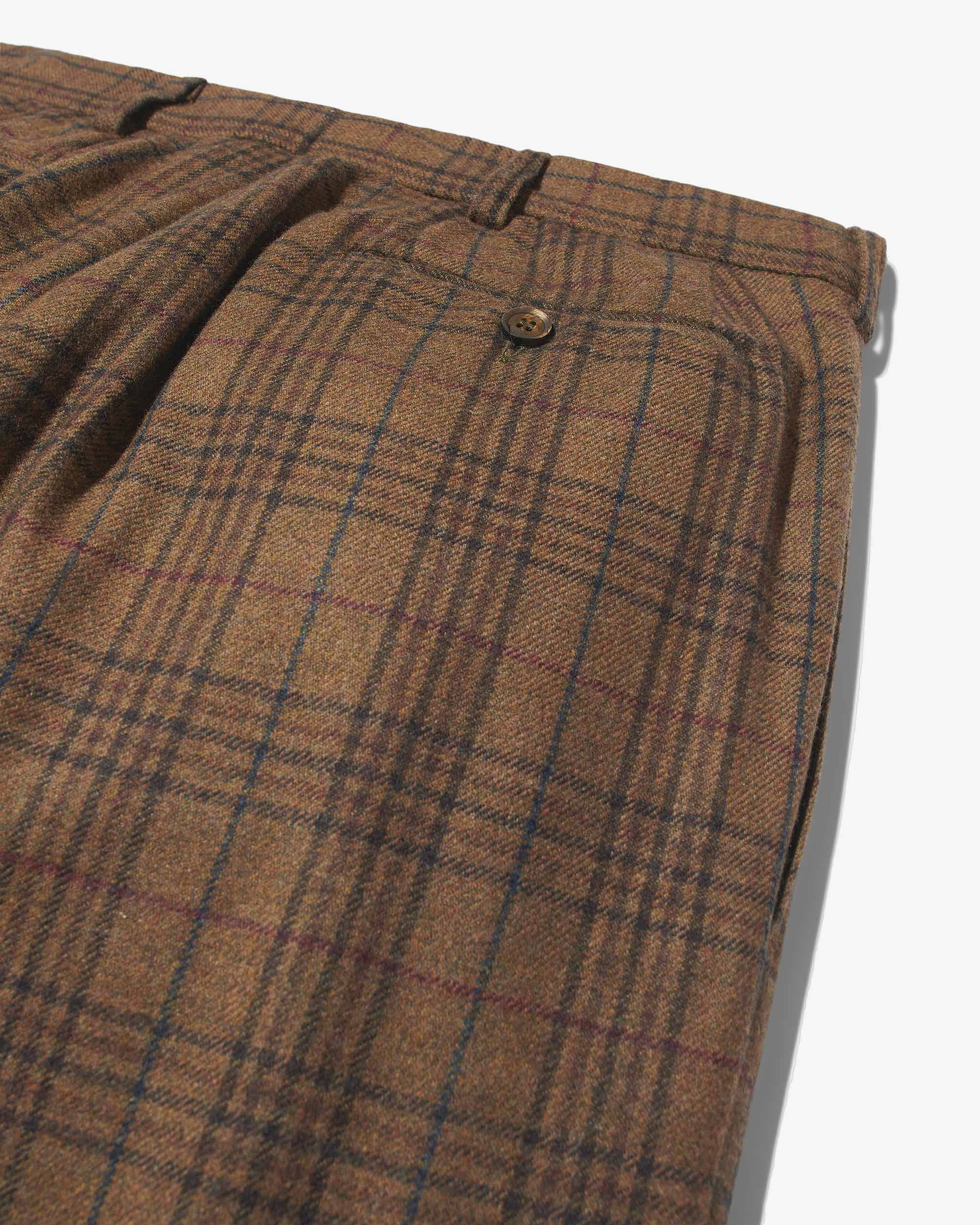 Double-Pleat Wool Trouser sold by Noah NYC product image thumbnail 4