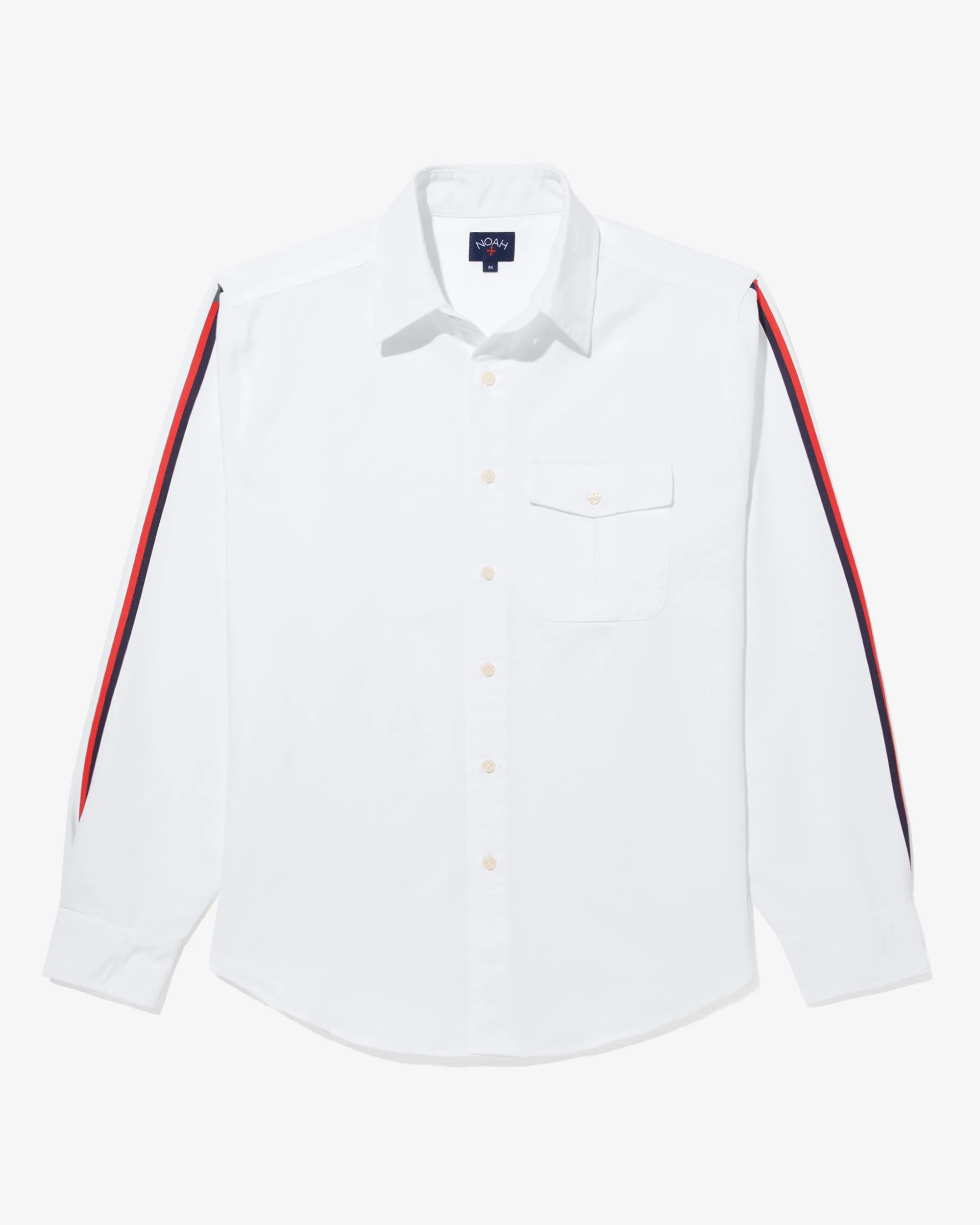 Striped Sleeve Oxford Shirt sold by Noah NYC
