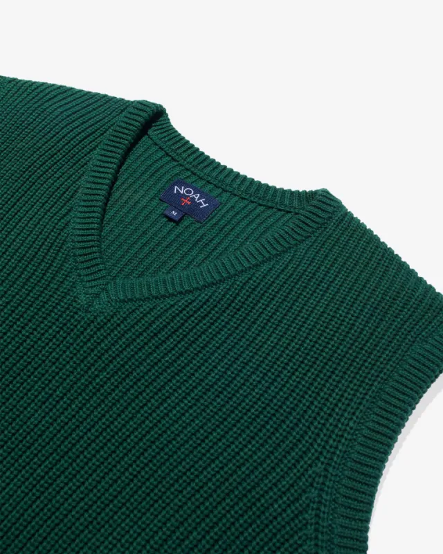 Shaker Stitch Cotton Sweater Vest | Parallel