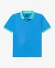 Contrast Collar Pique Polo sold by Noah NYC