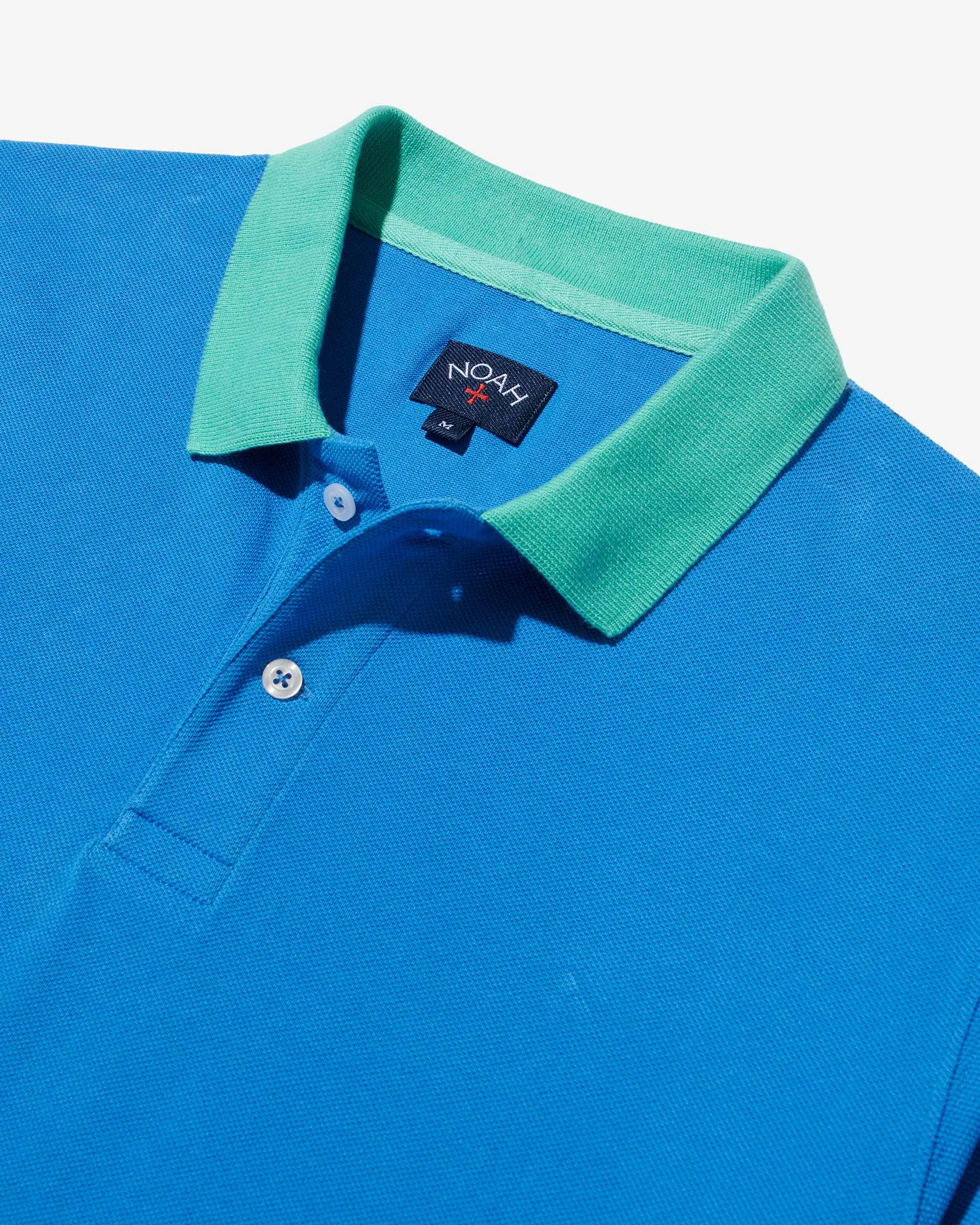 Contrast Collar Pique Polo sold by Noah NYC product image thumbnail 4