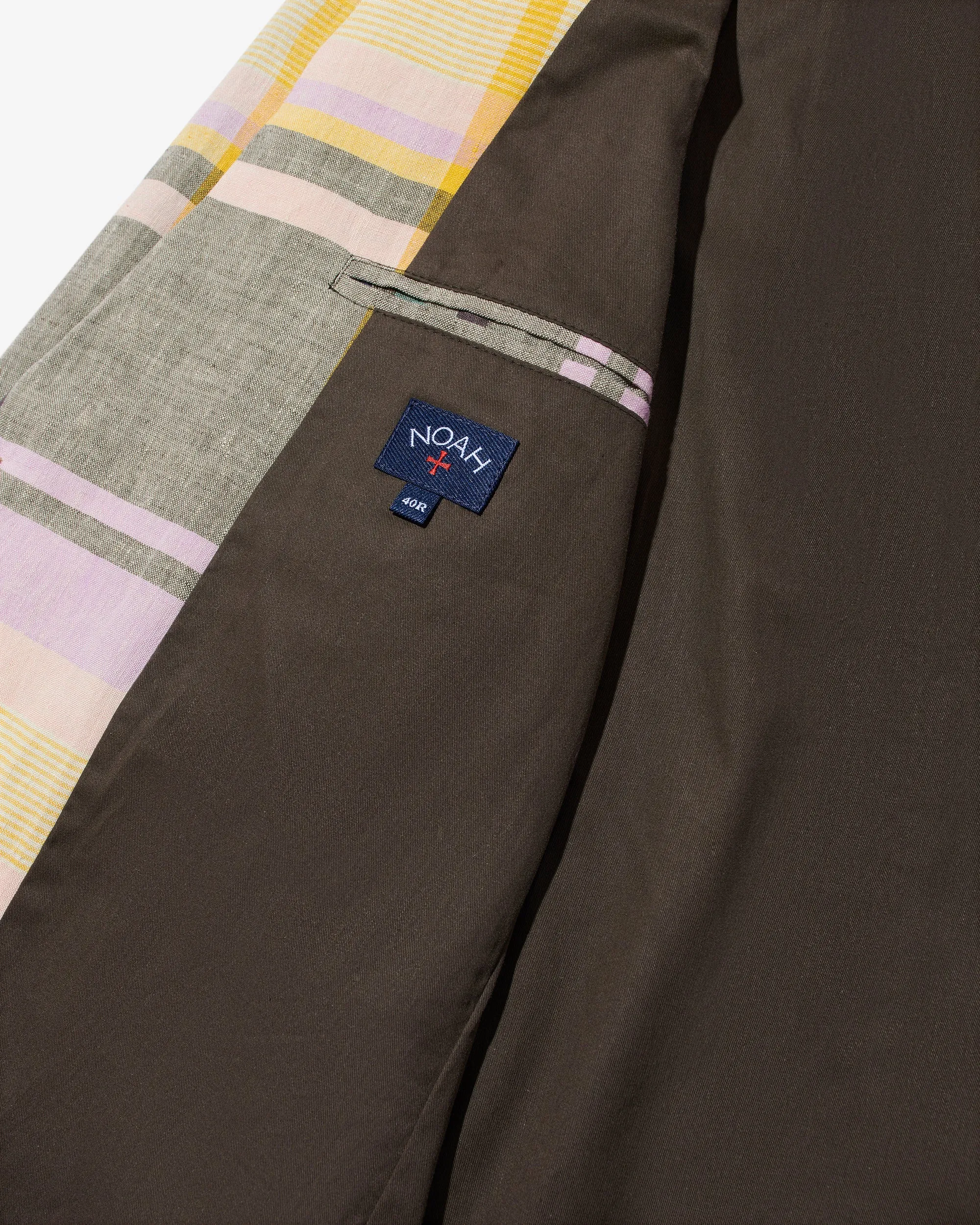 Madras Sack Jacket sold by Noah NYC product image thumbnail 5