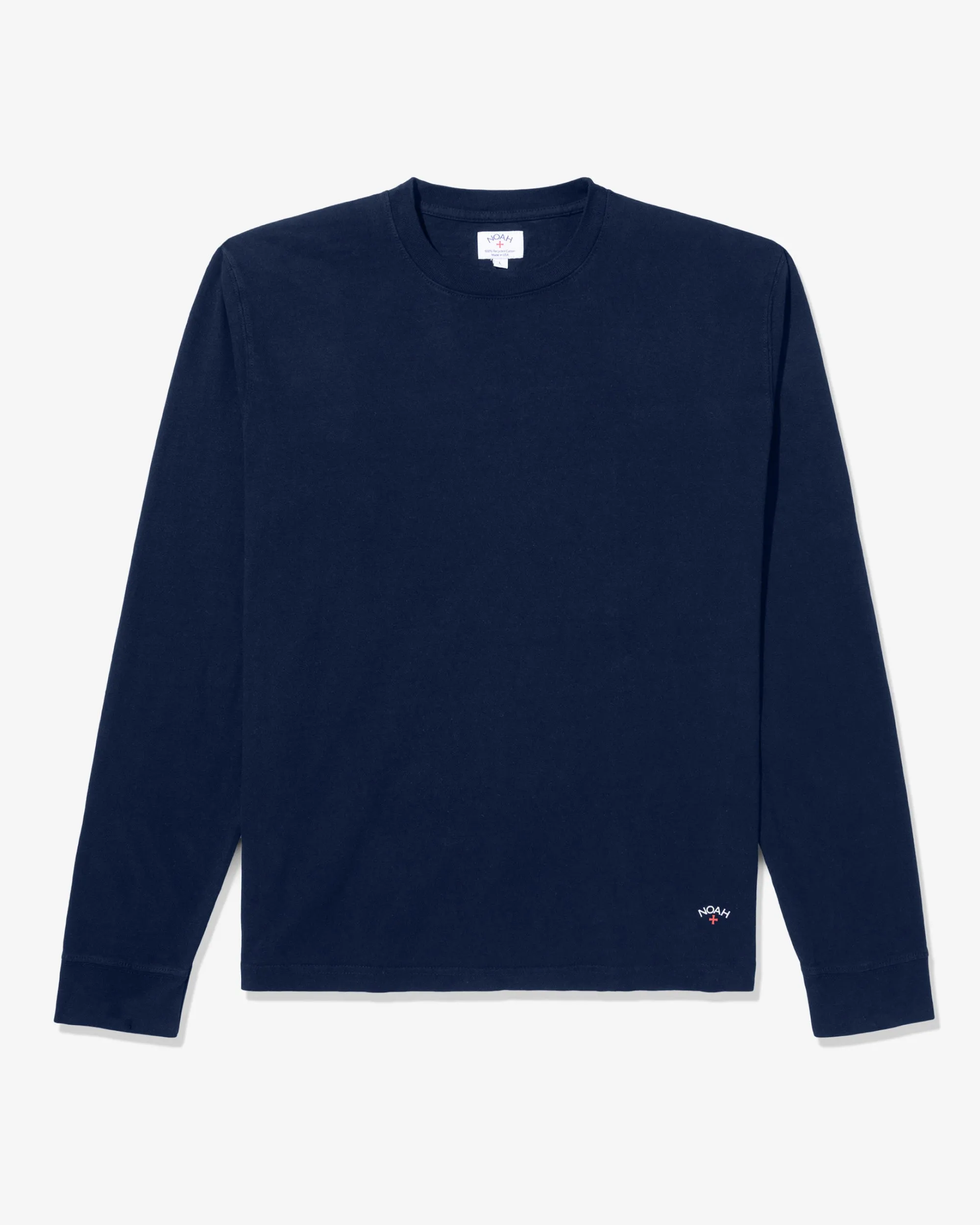 Classic Long Sleeve Recycled Cotton Tee sold by Noah NYC