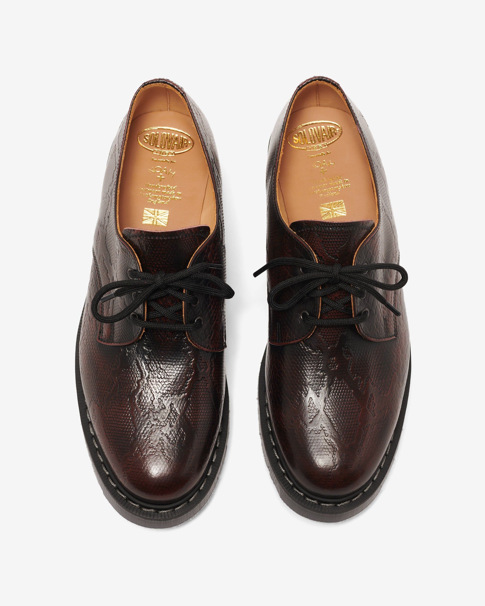 Noah x Solovair Snakeskin Gibson sold by Noah NYC product image thumbnail 4