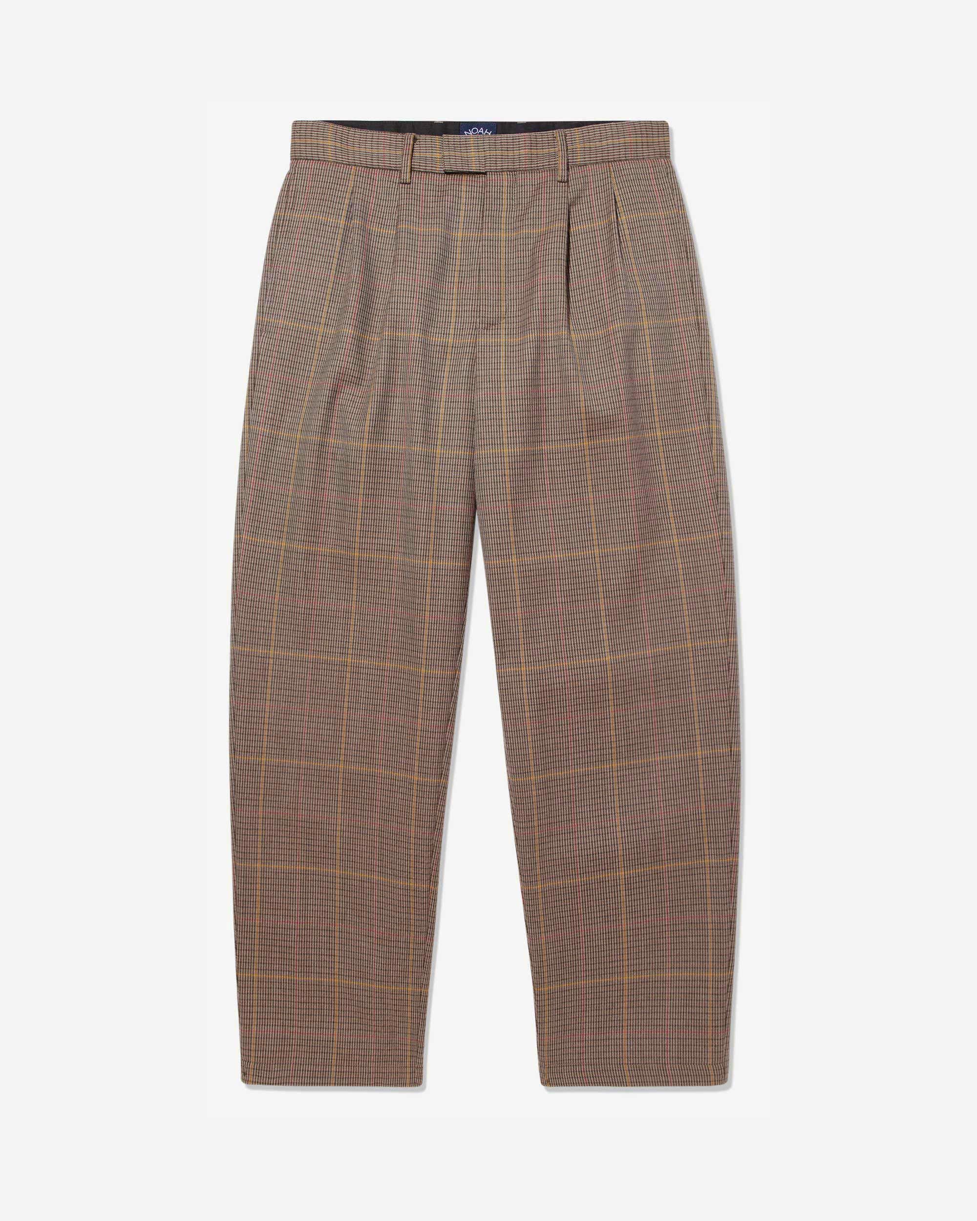 Double-Pleat Wool Trousers sold by Noah NYC
