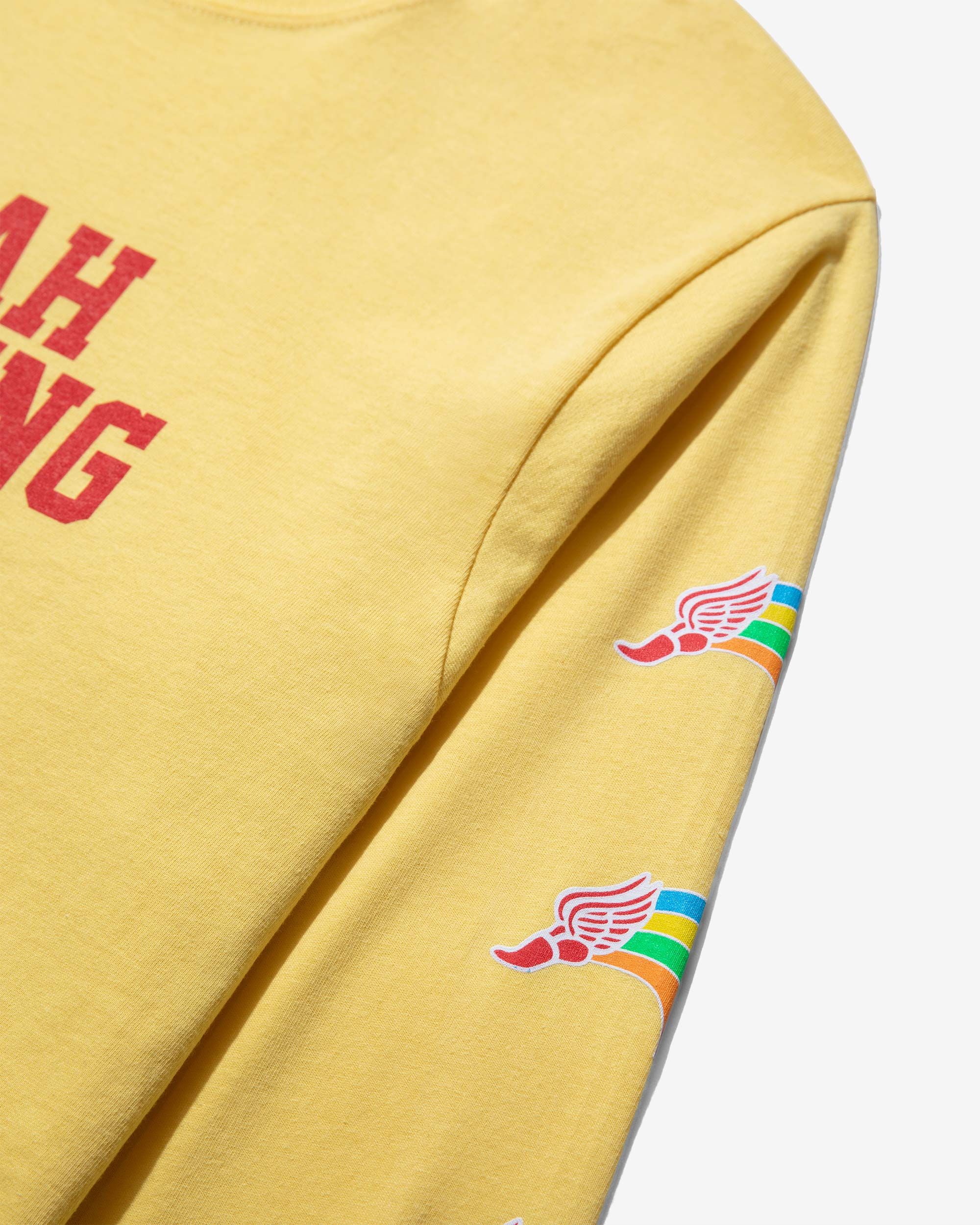 Winged Foot Rainbow Long Sleeve Tee sold by Noah NYC product image thumbnail 2
