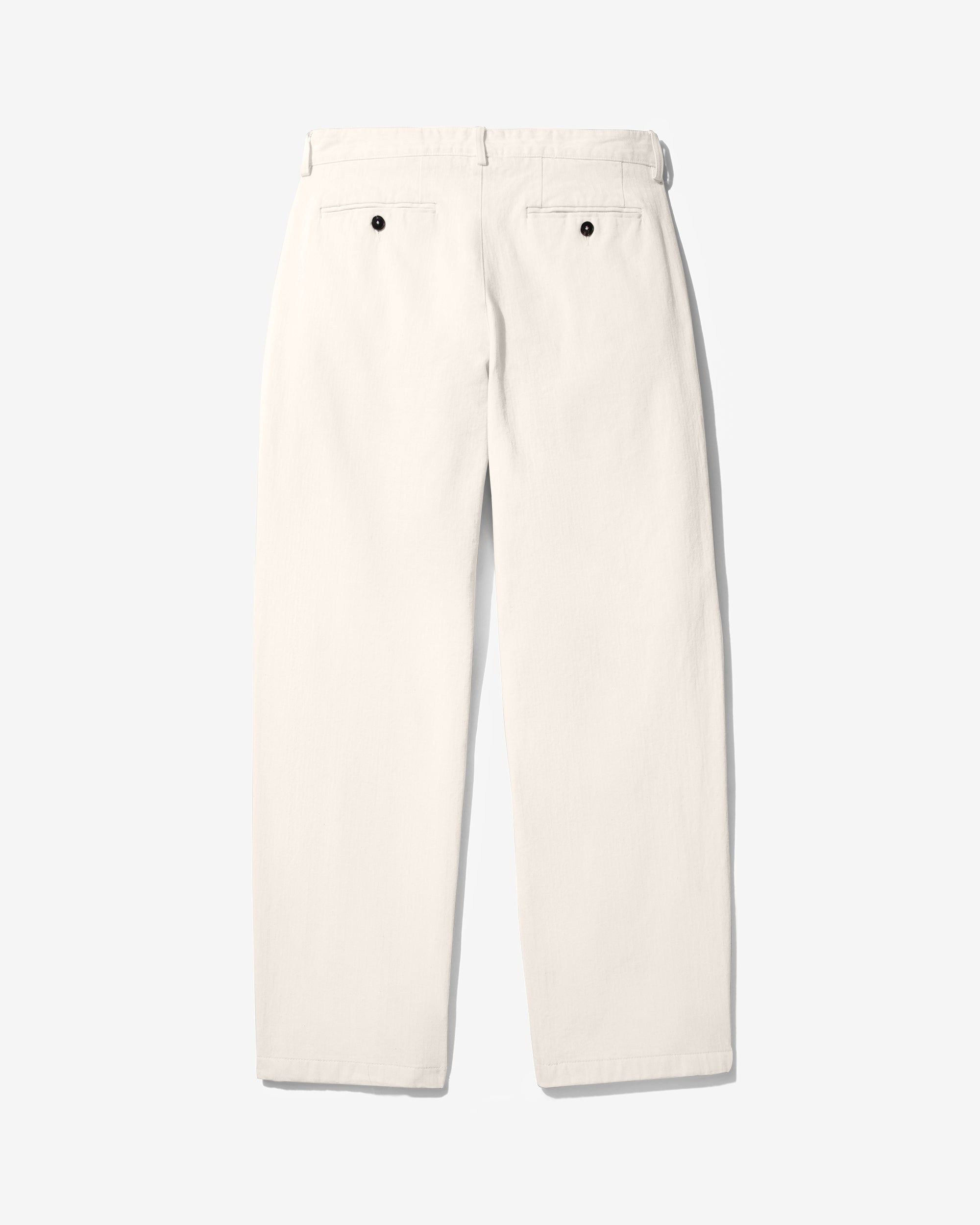 Double-Pleat Herringbone Pant sold by Noah NYC product image thumbnail 4