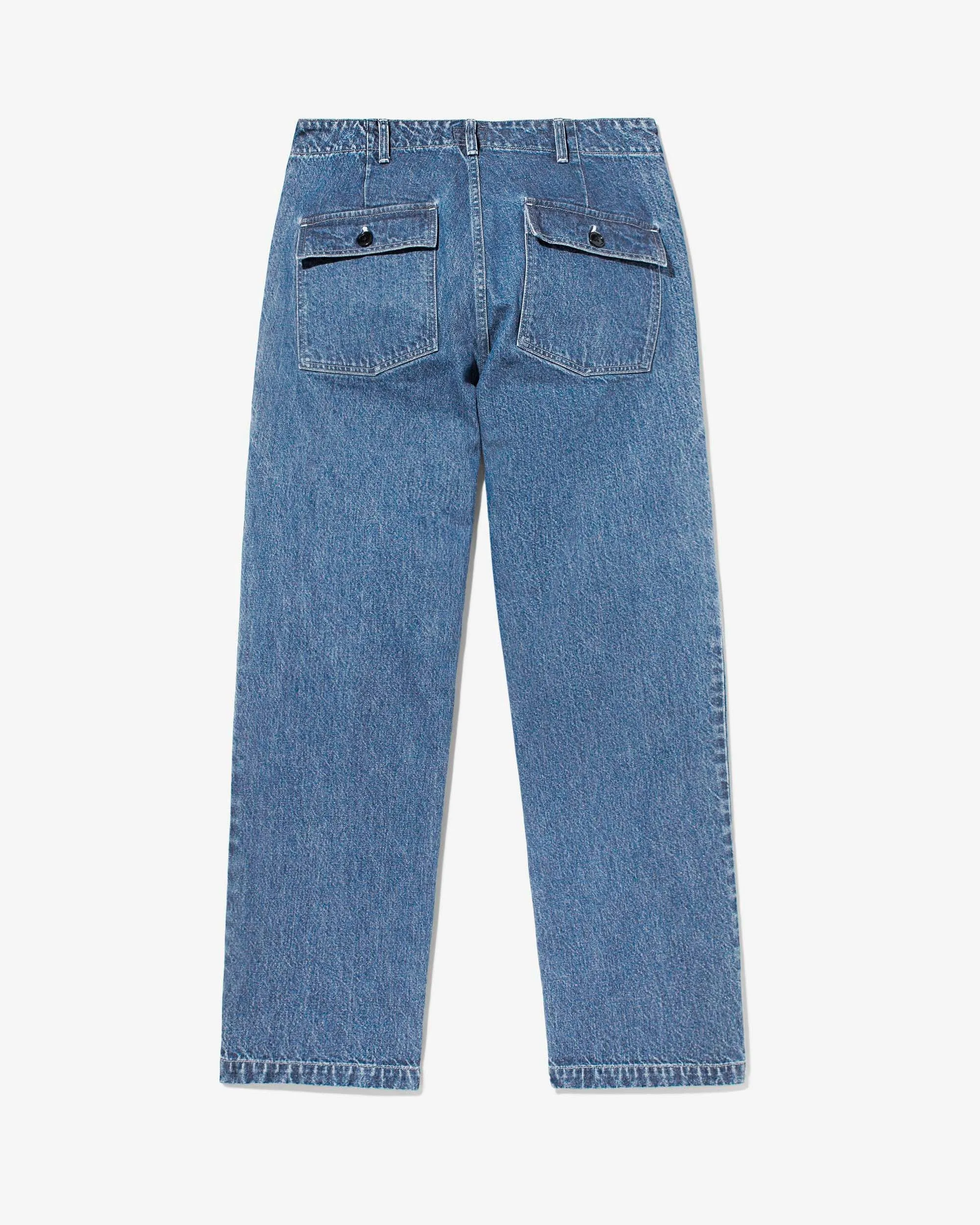 Denim Pleated Fatigue Pants sold by Noah NYC product image thumbnail 2