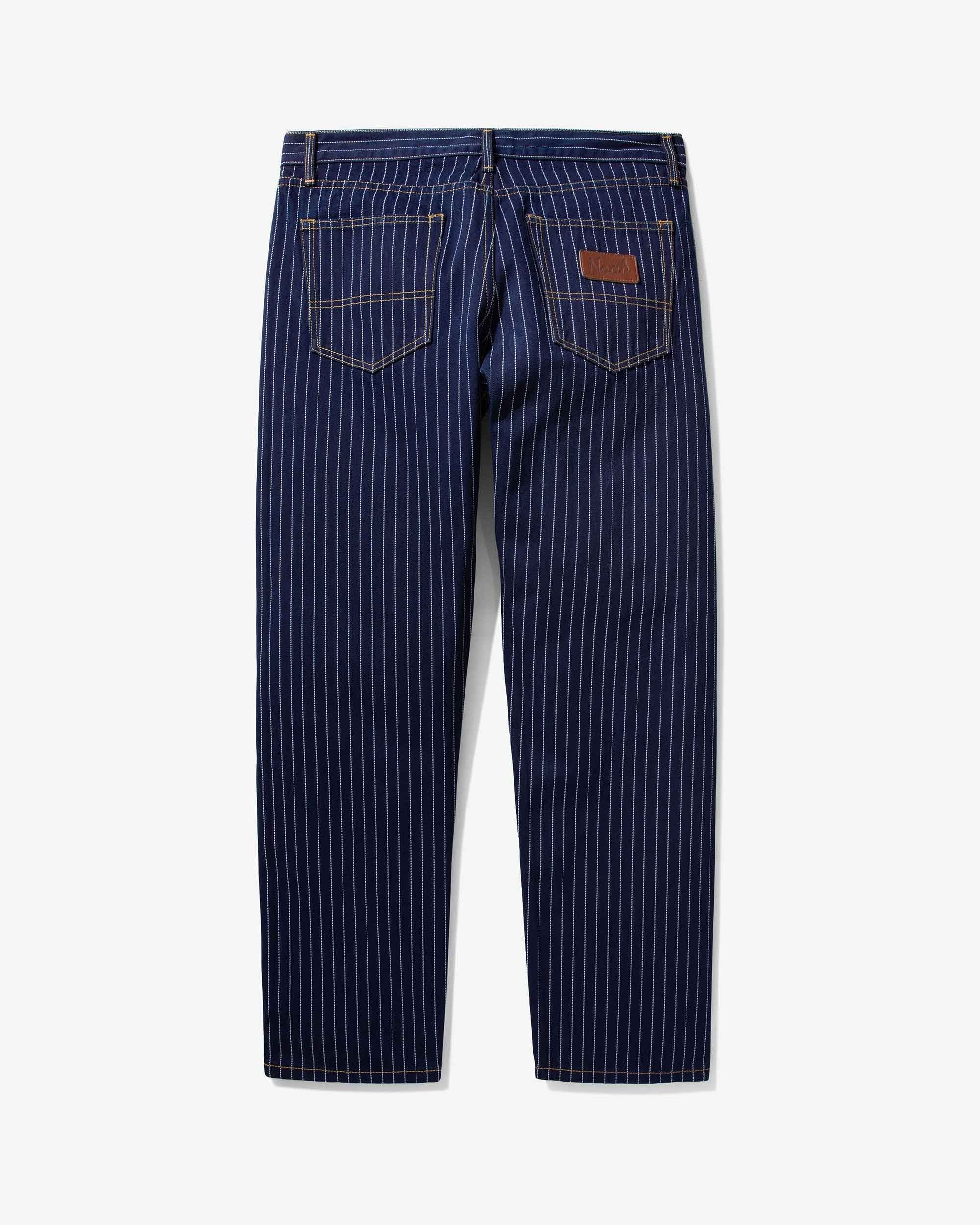 Pinstripe 5-Pocket Jeans sold by Noah NYC product image thumbnail 3