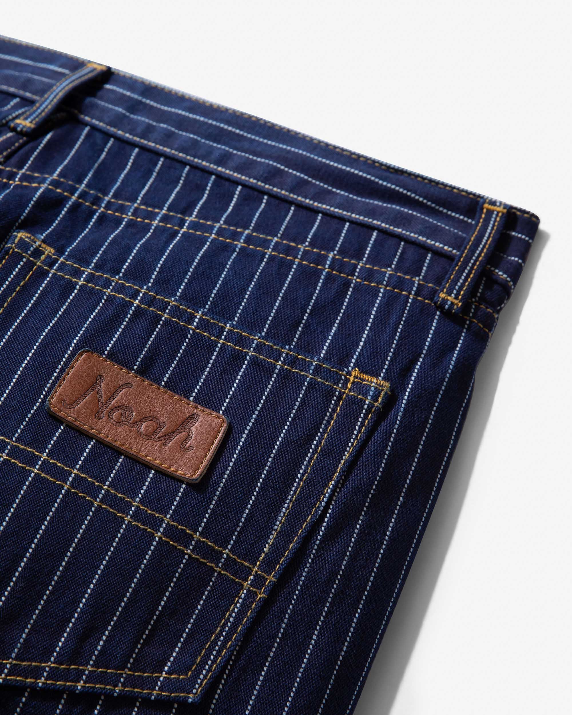Pinstripe 5-Pocket Jeans sold by Noah NYC product image thumbnail 4