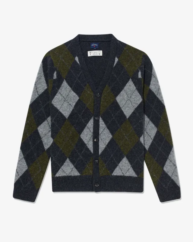 Shetland Argyle Cardigan sold by Noah NYC