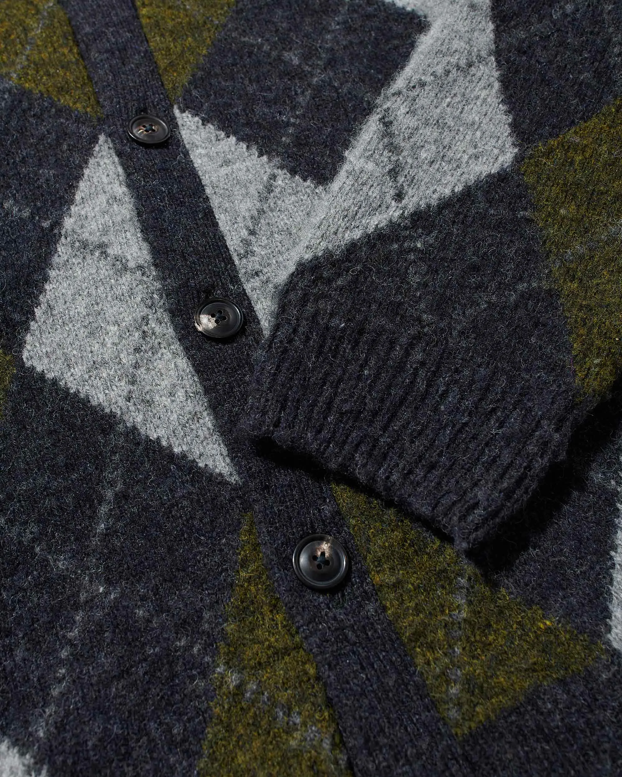 Shetland Argyle Cardigan sold by Noah NYC product image thumbnail 4