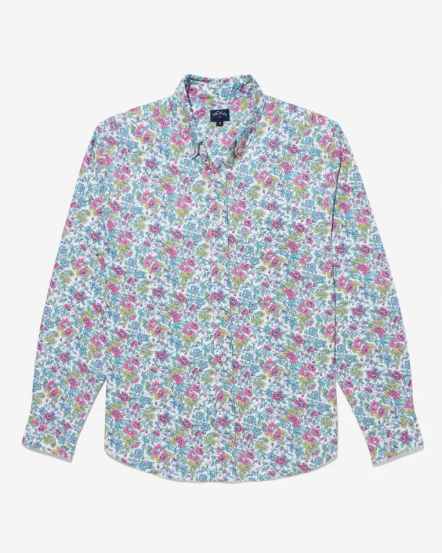 Floral Oxford Shirt made by Noah NYC