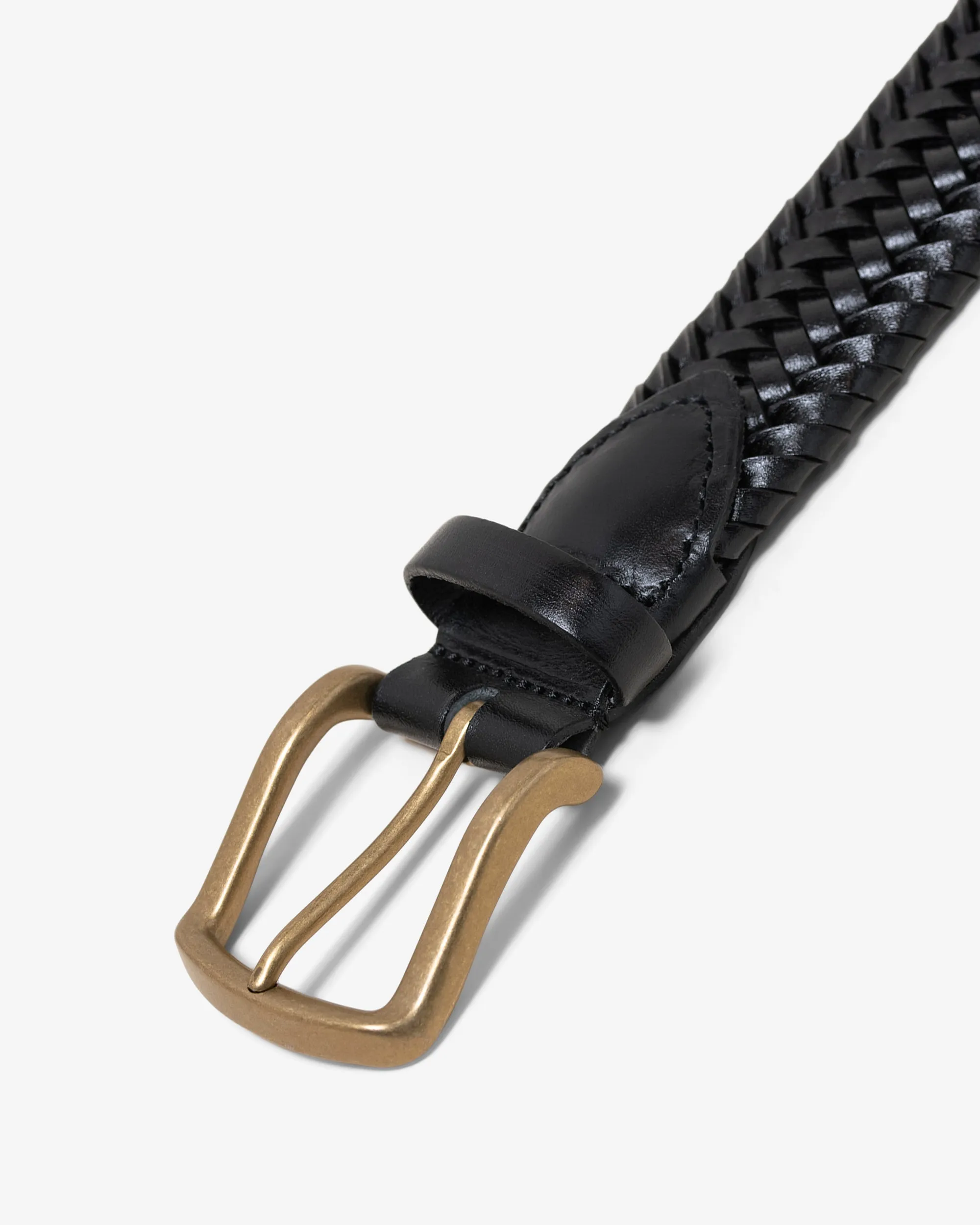 Braided Leather Belt sold by Noah NYC product image thumbnail 4