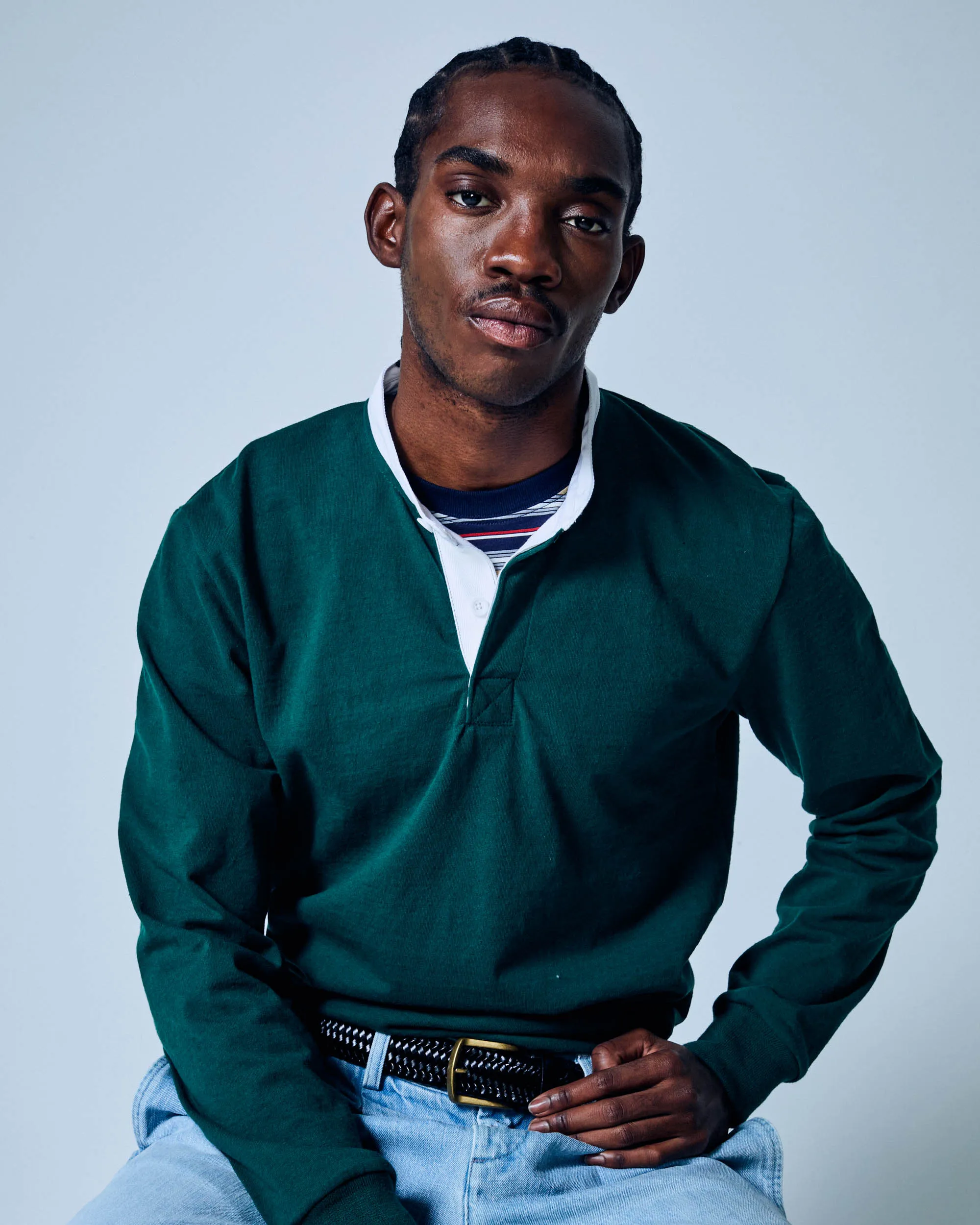 Braided Leather Belt sold by Noah NYC product image thumbnail 5