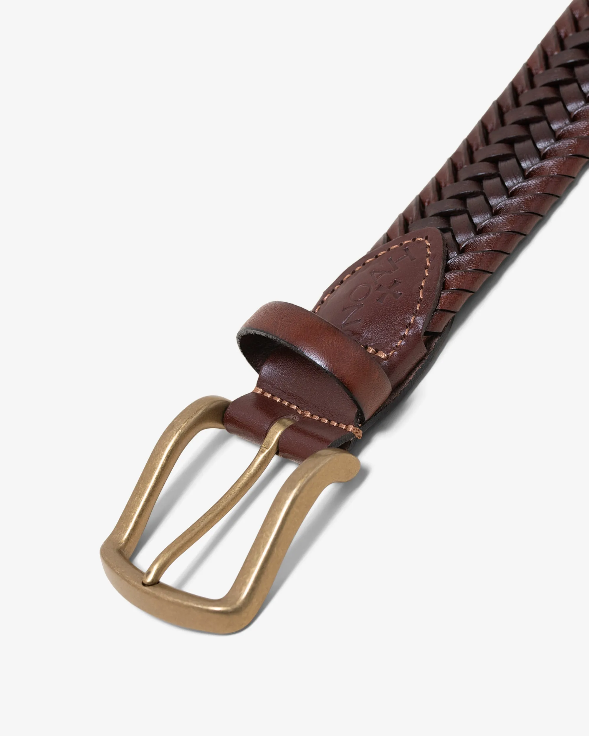 Braided Leather Belt sold by Noah NYC product image thumbnail 2