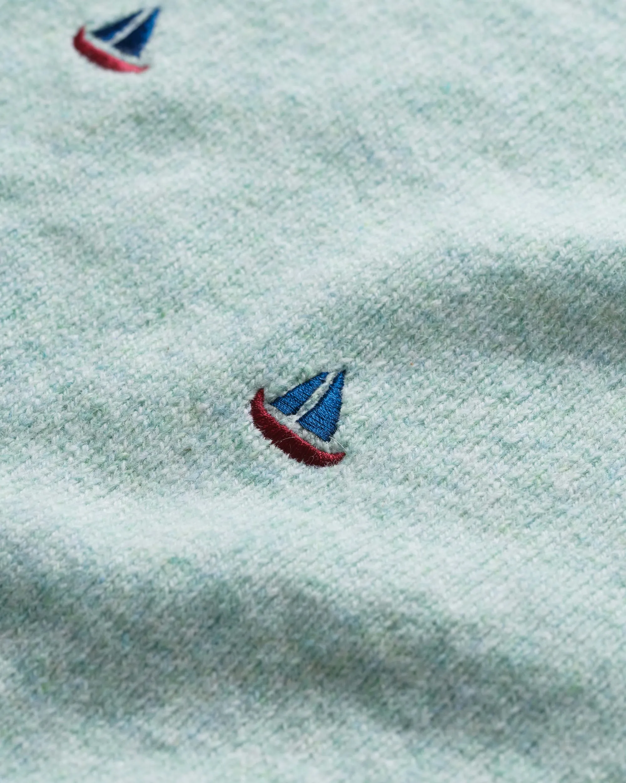 Embroidered Shetland Sweater sold by Noah NYC product image thumbnail 3
