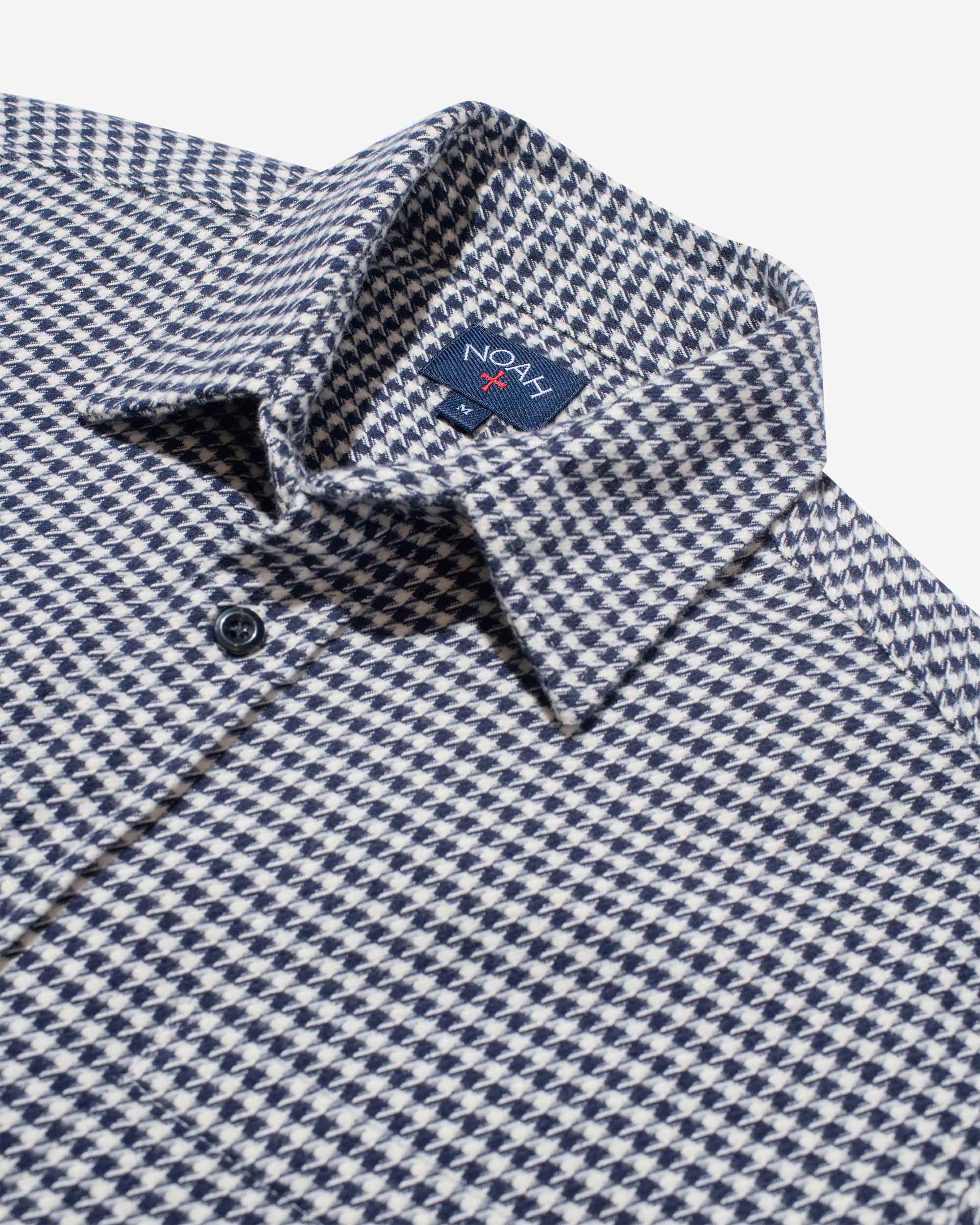 Houndstooth Lightweight Flannel sold by Noah NYC product image thumbnail 4