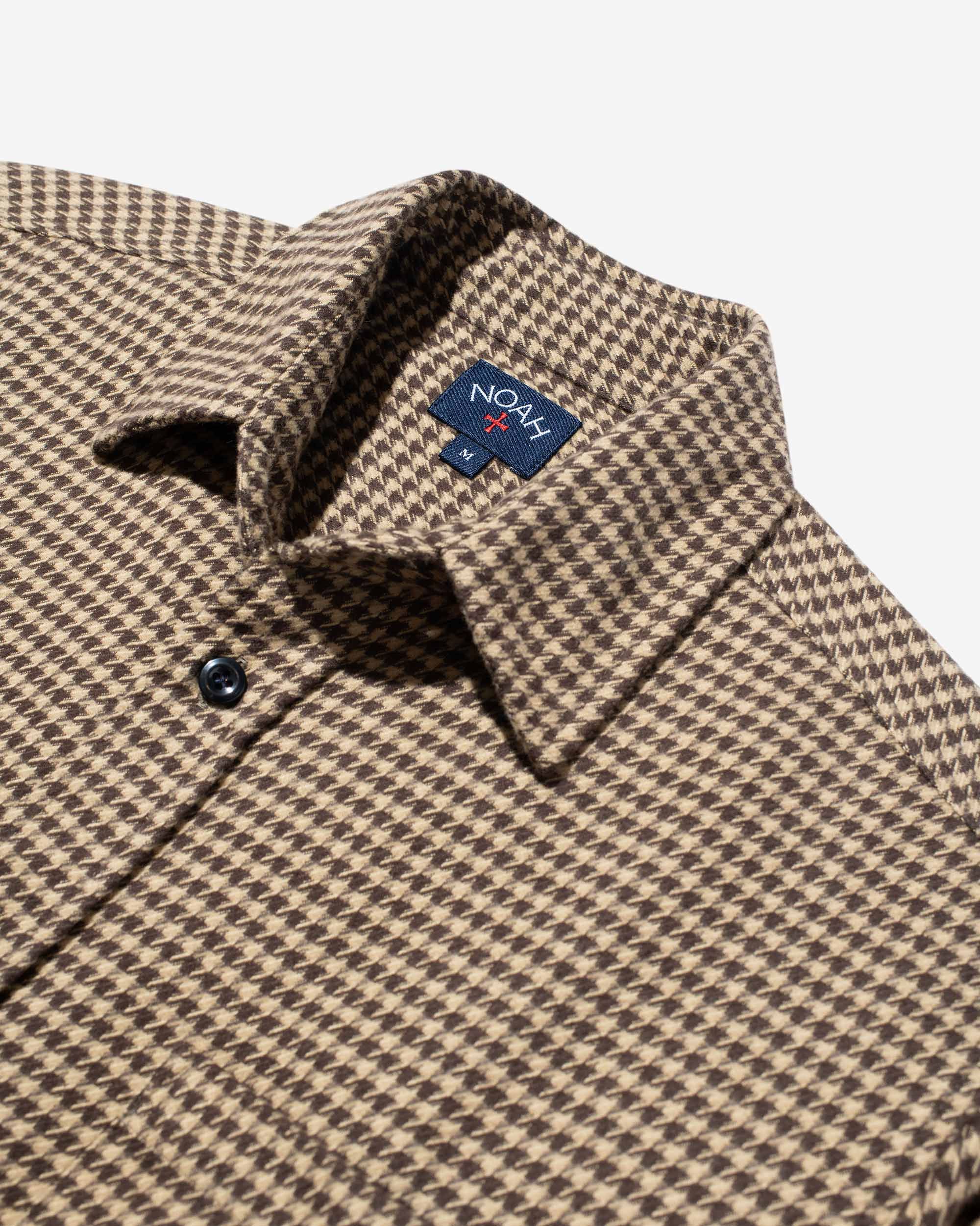 Houndstooth Lightweight Flannel sold by Noah NYC product image thumbnail 2